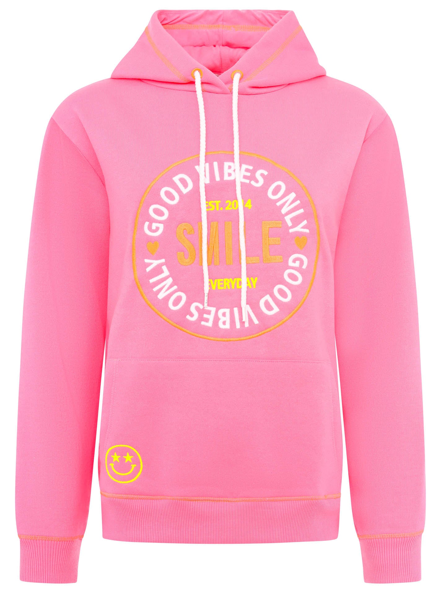 Zwillingsherz - Hoodie "Good Vibes Only" - Pink