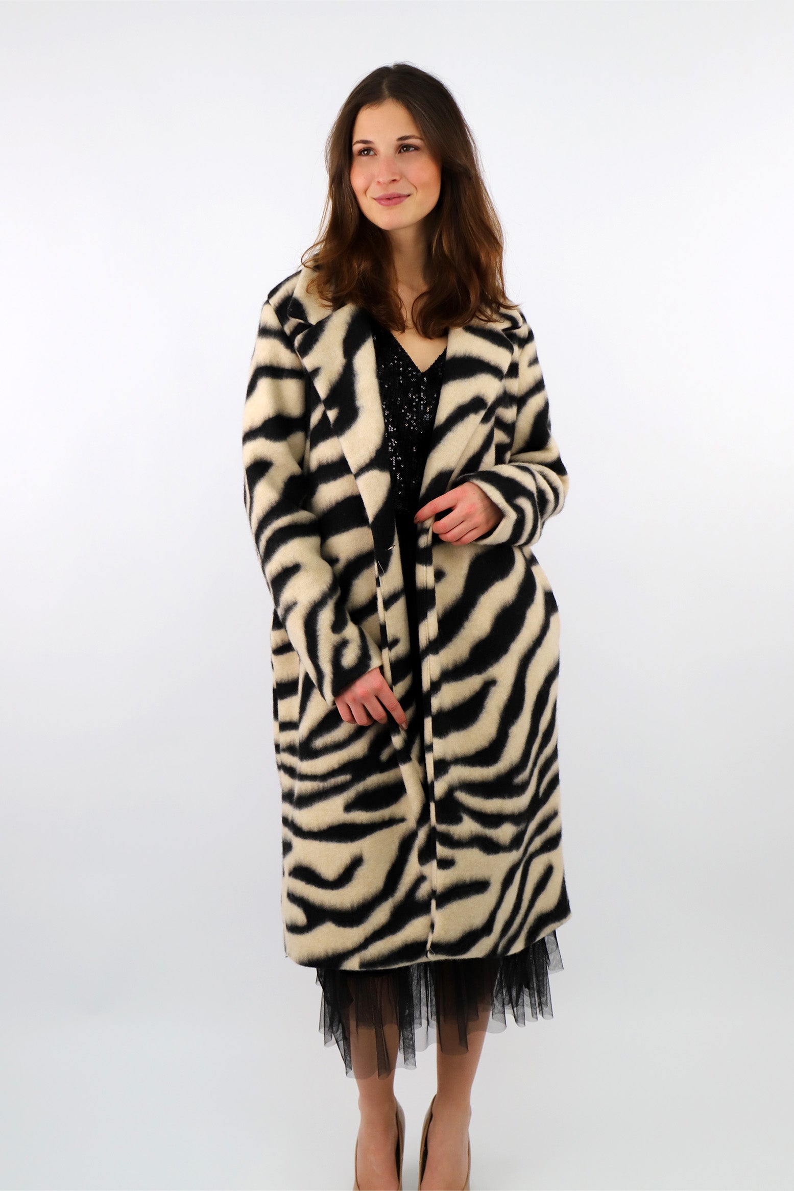 Mantel "Zebra" - Creme
