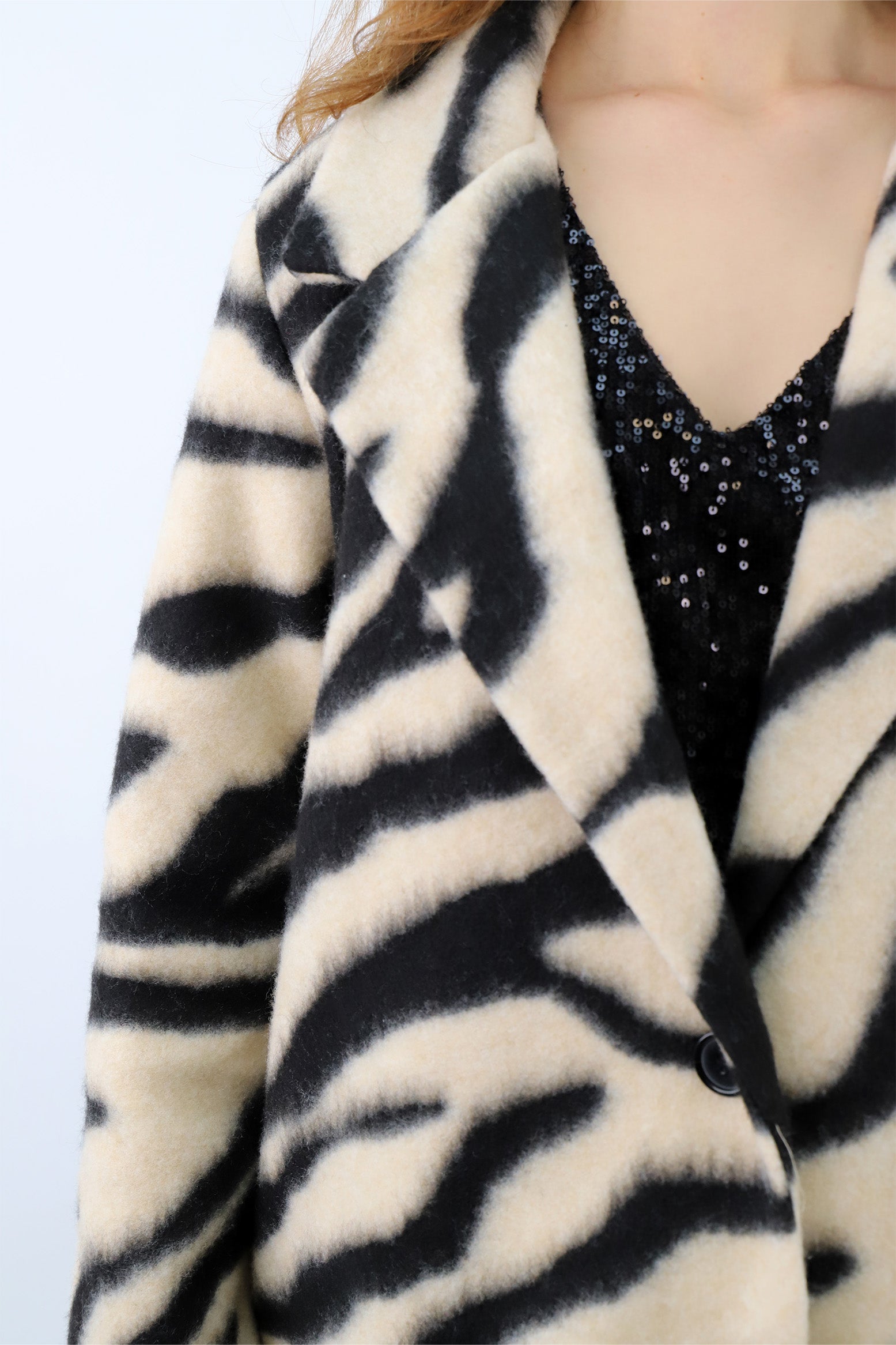 Mantel "Zebra" - Creme