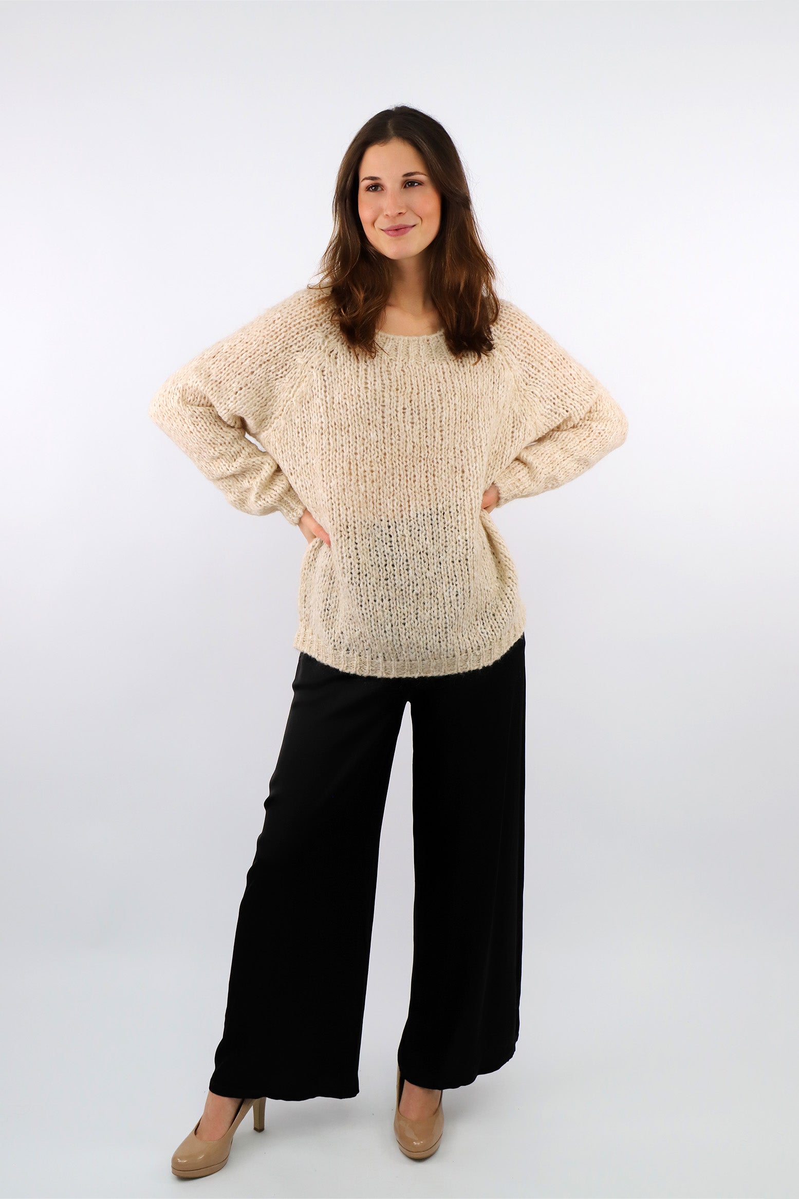 Pullover "Vintage" - Beige