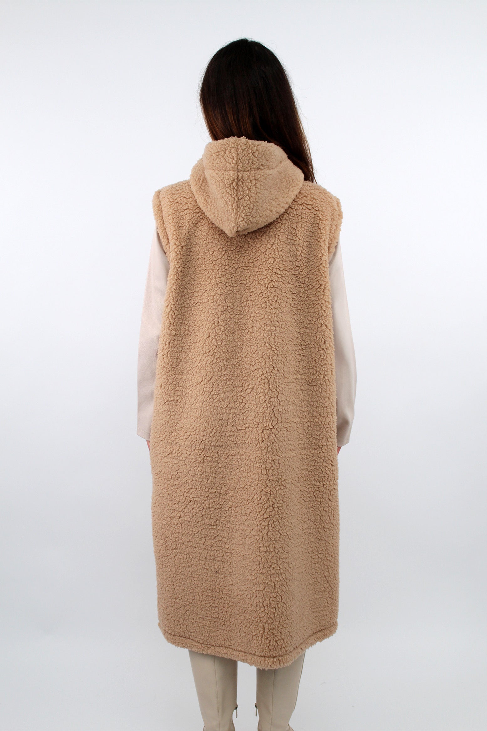 Weste "Teddy" - Beige