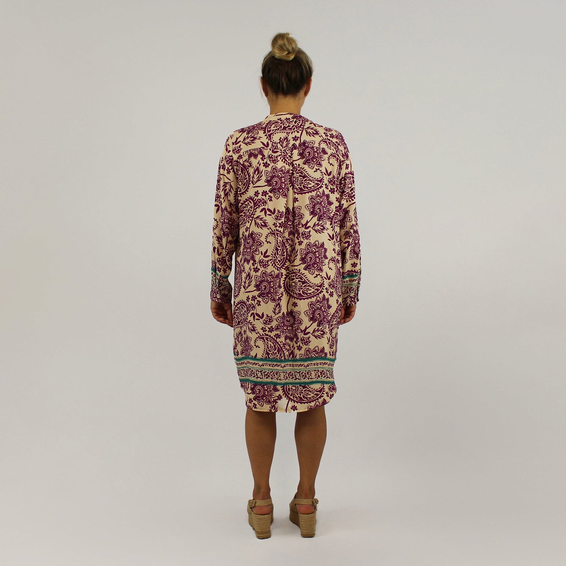 Kleid Paisley-Design - Pink