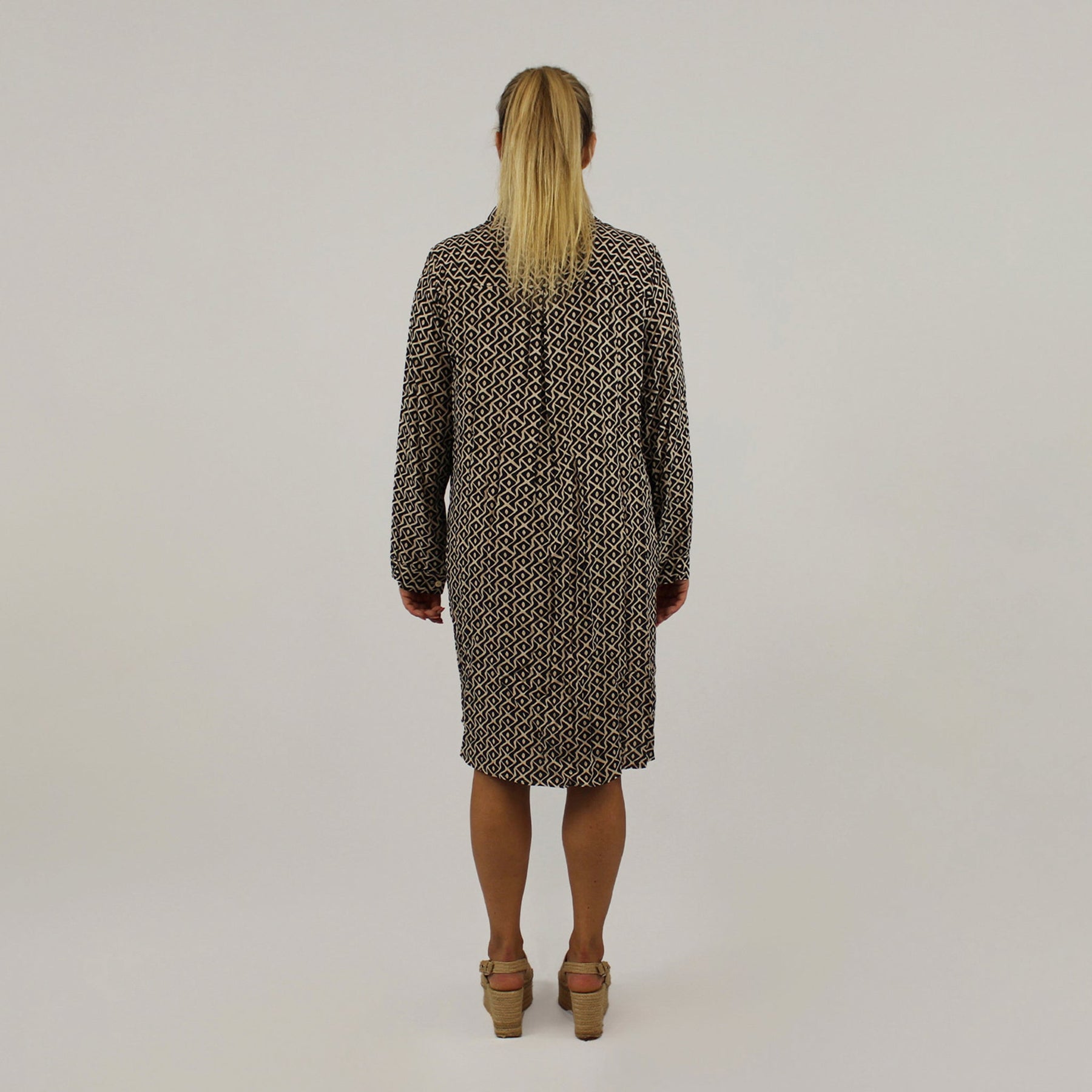 Freizeitkleid - Schwarz