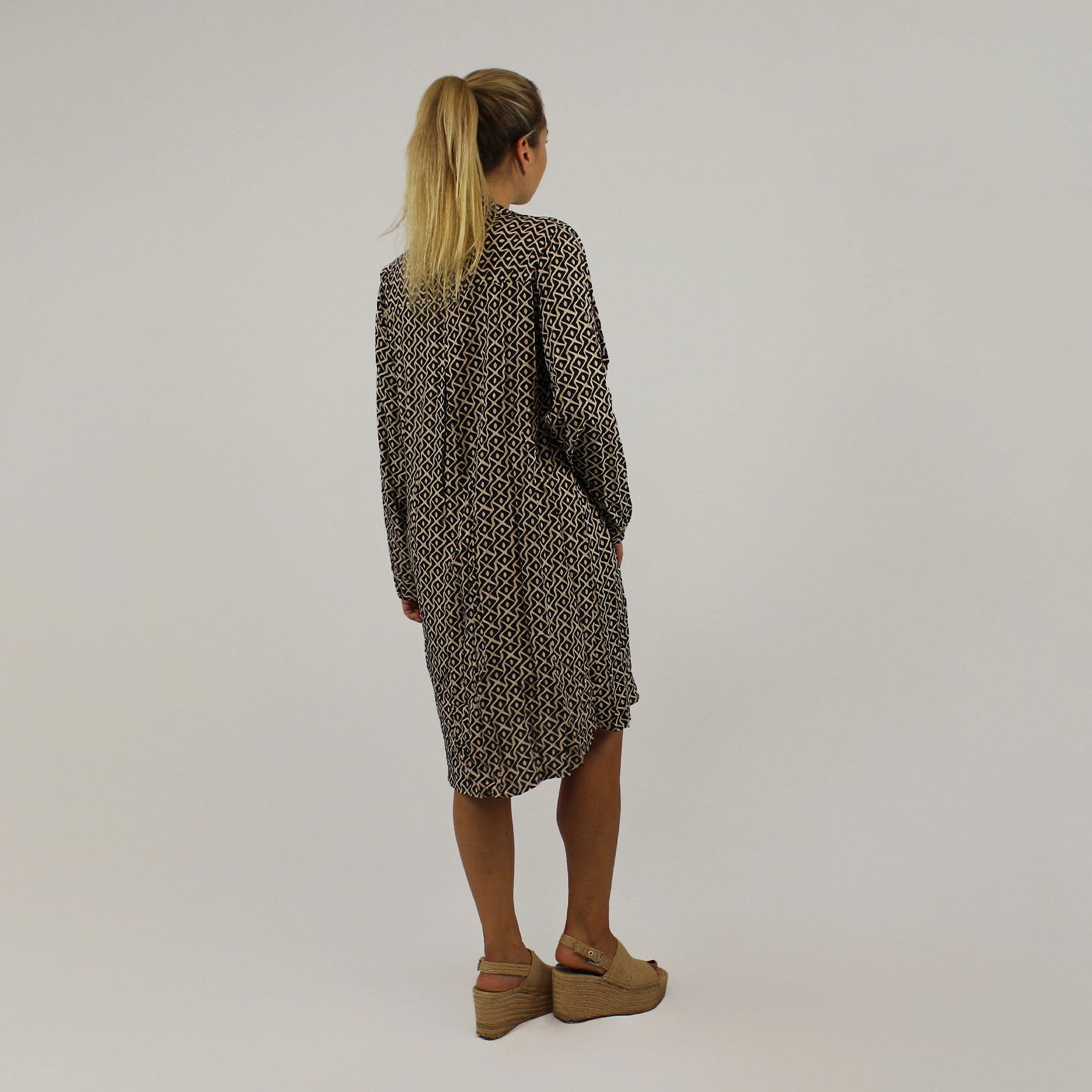 Freizeitkleid - Schwarz