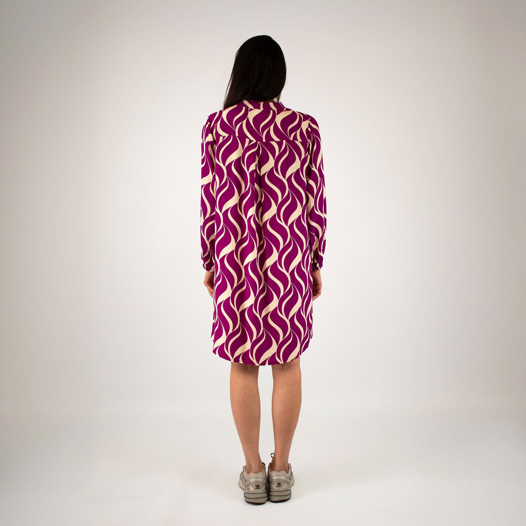 Design Kleid - Pink/Weiß