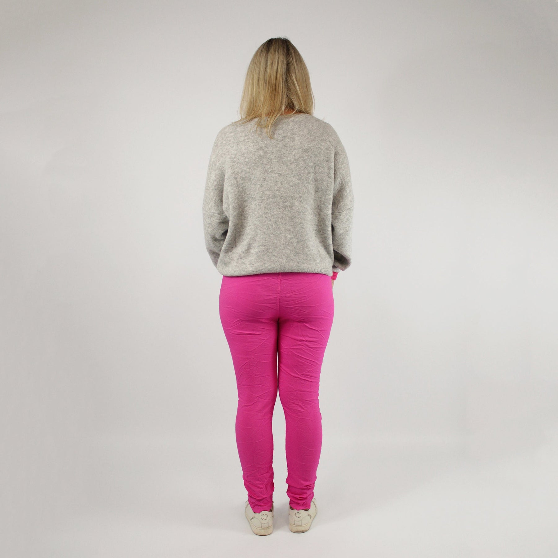 Pullover "Hamburg" Grau/Pink
