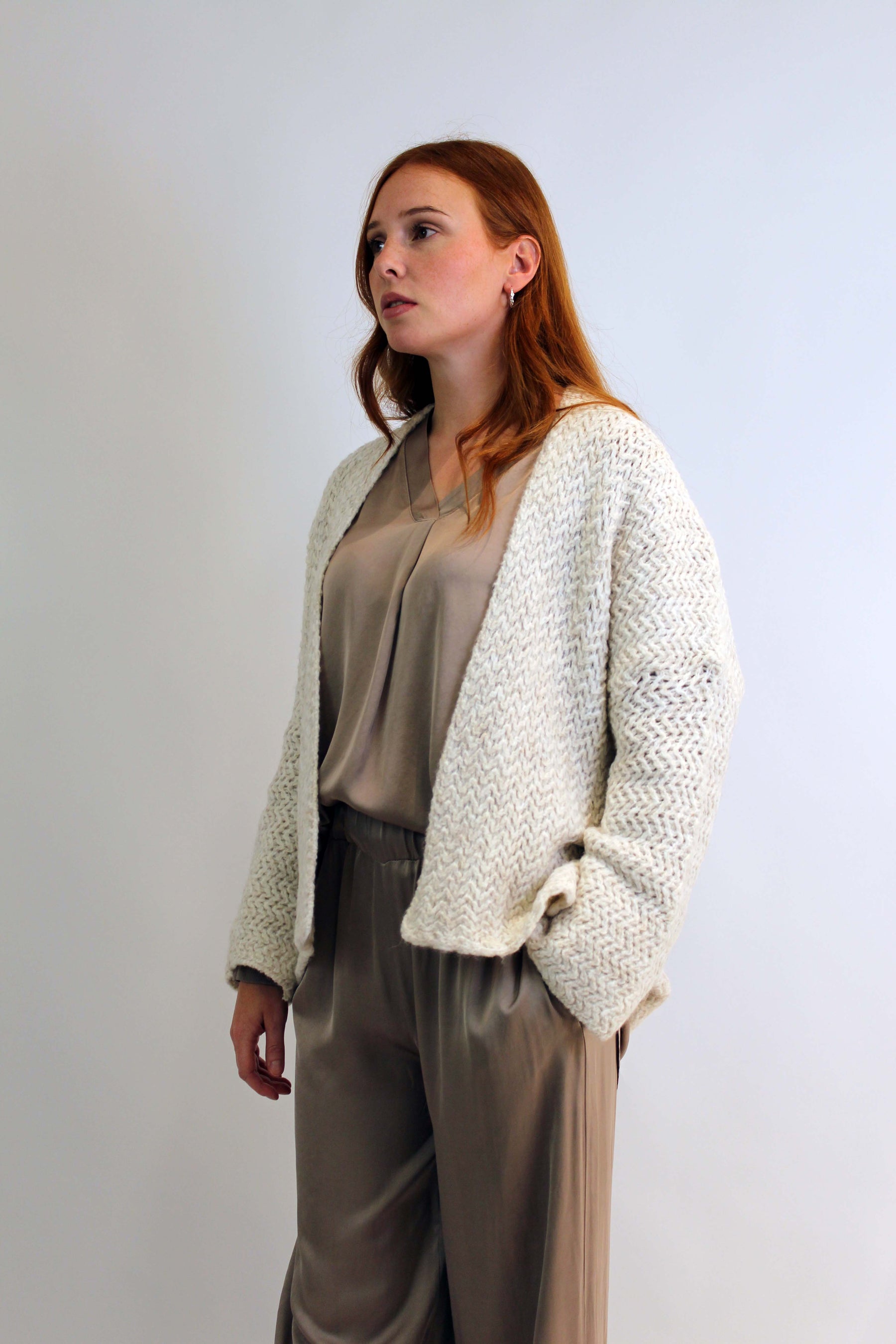 Strickjacke "Fashion" Creme