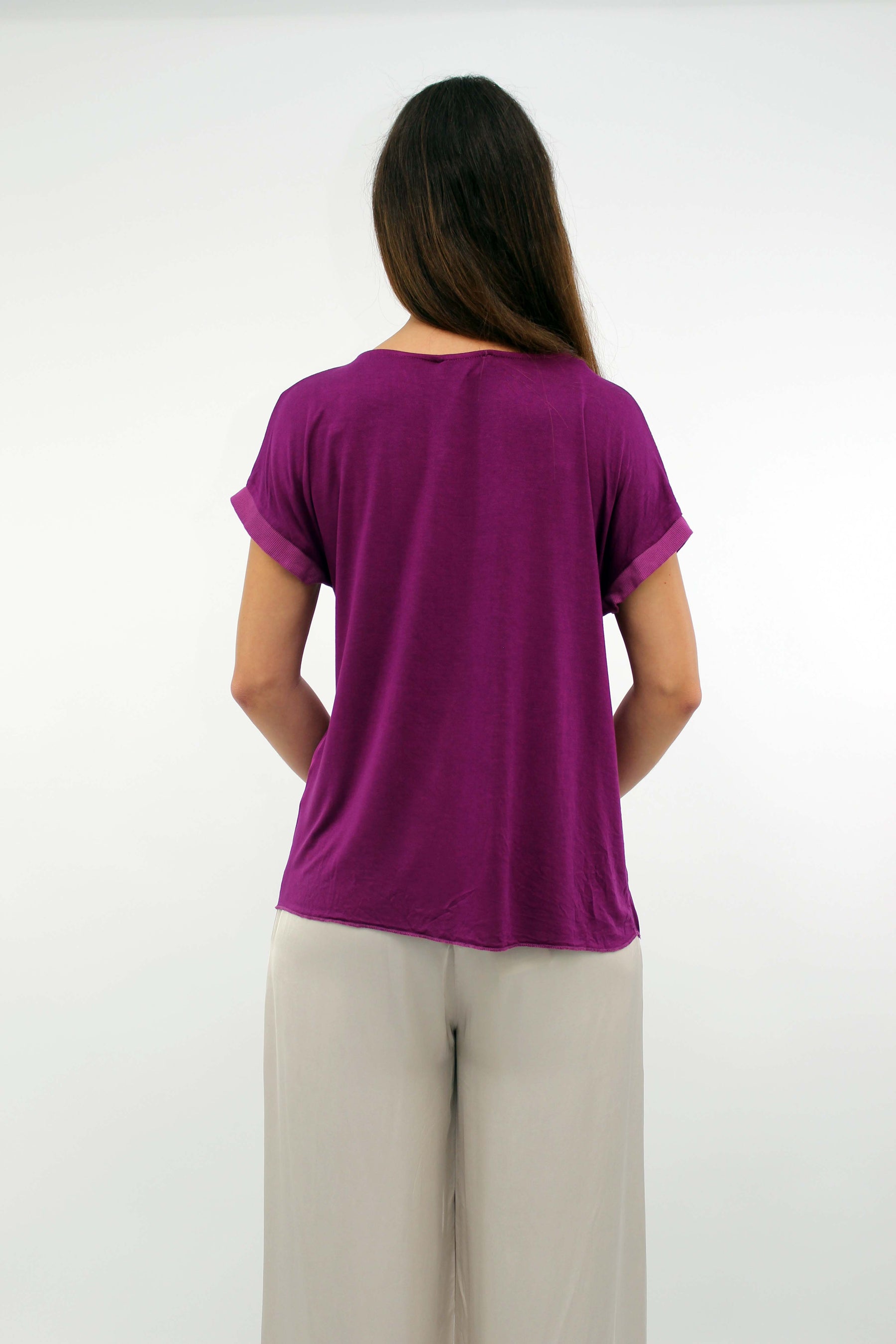 Seiden-Shirt Beere