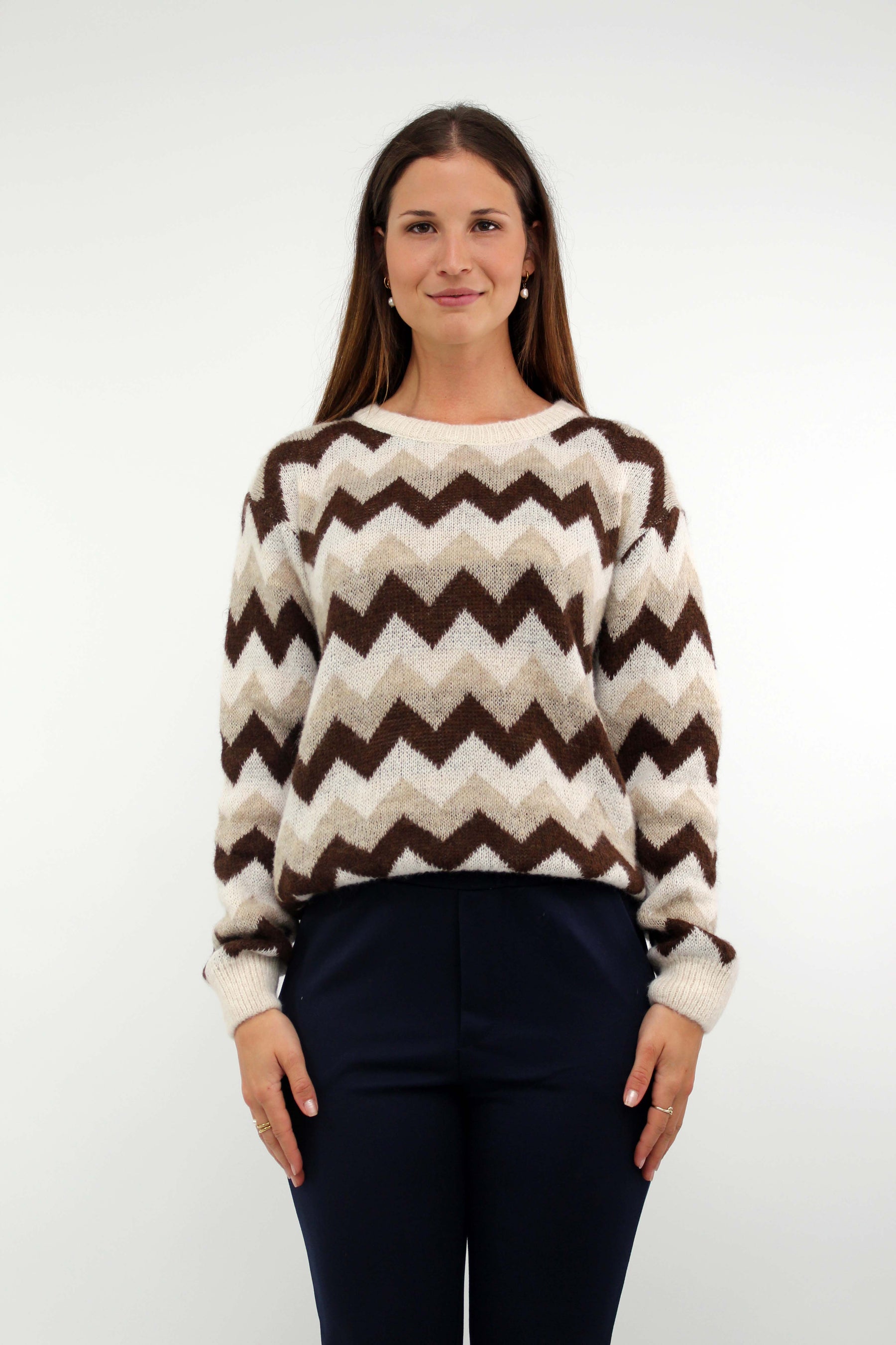 Pullover Muster - Beige