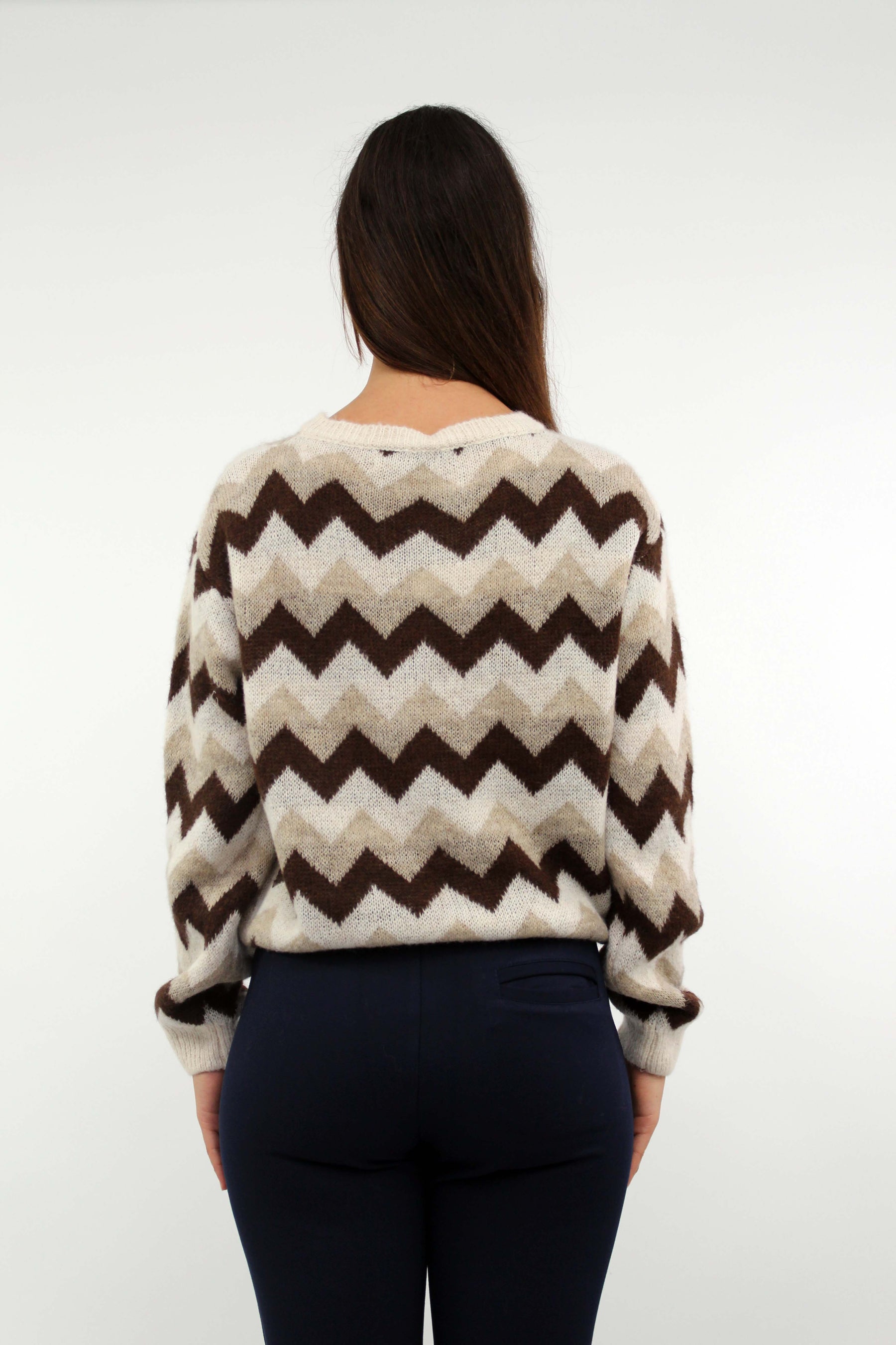 Pullover Muster - Beige