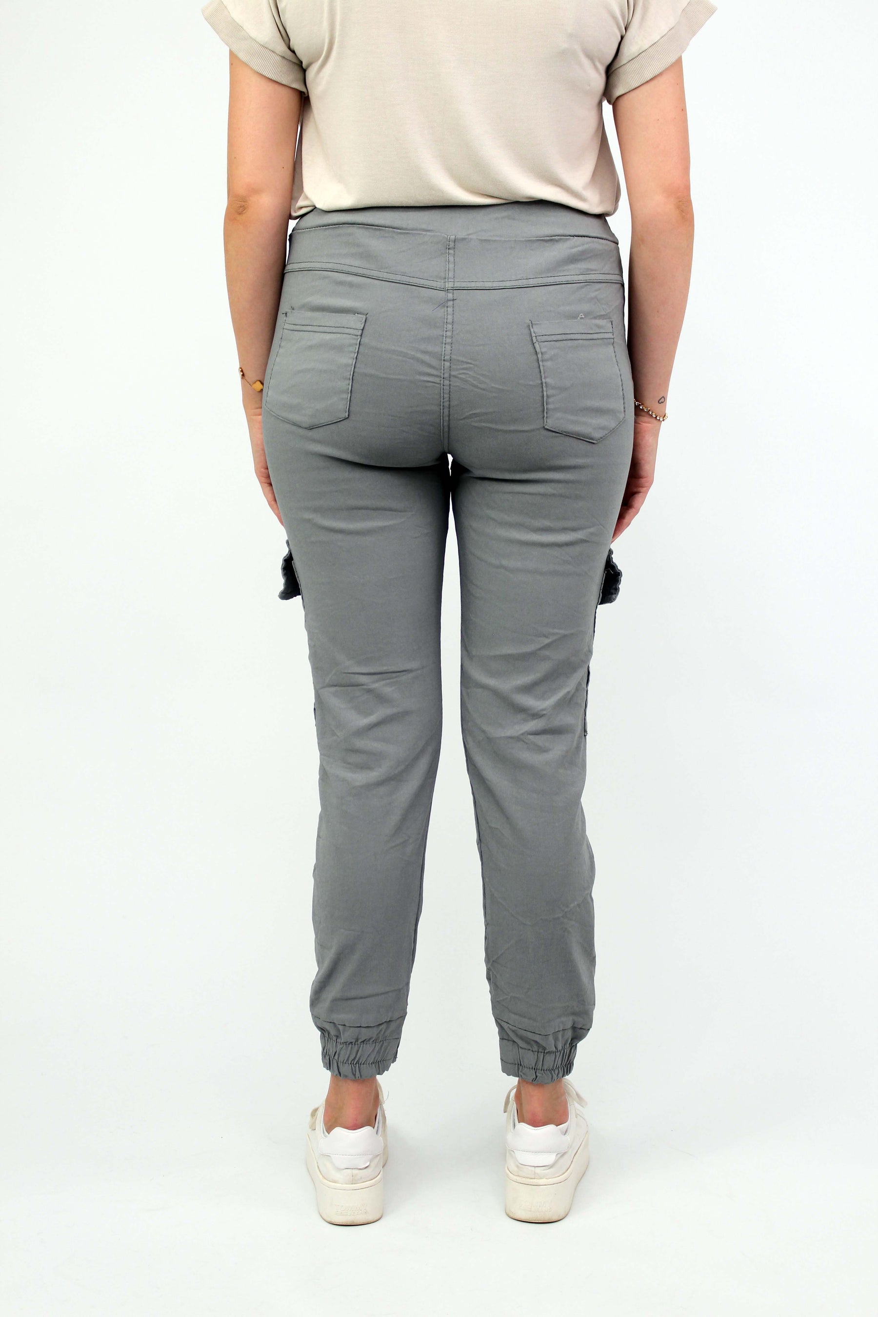 Casual Comfort Cargohose - Grau