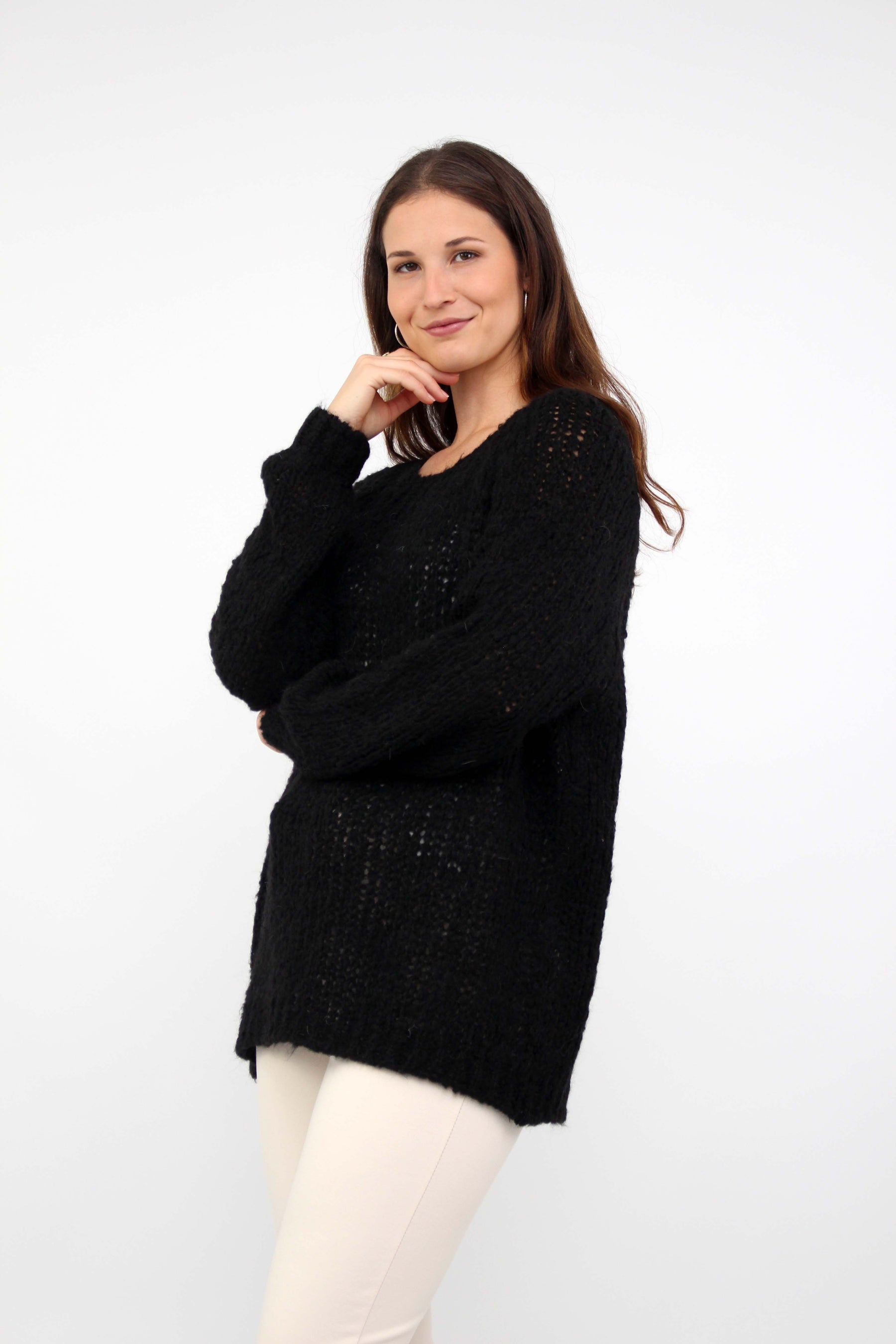 Pullover "Vintage" - Schwarz
