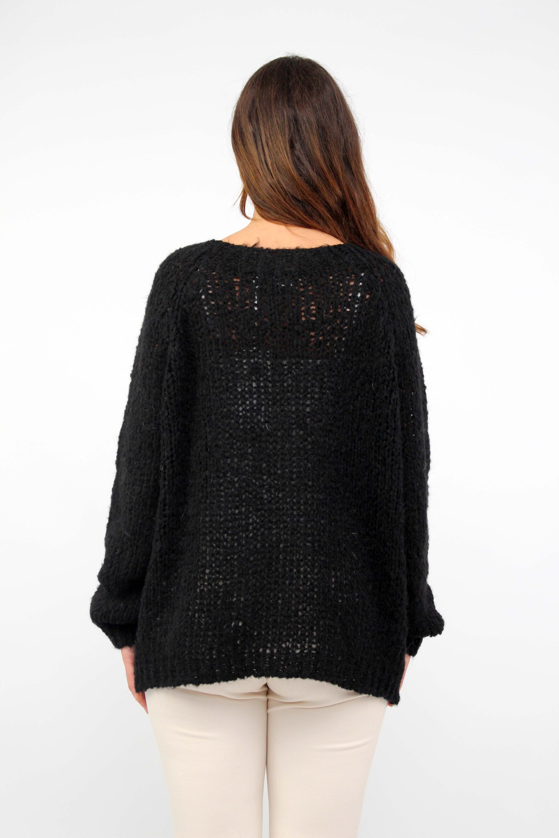Pullover "Vintage" - Schwarz