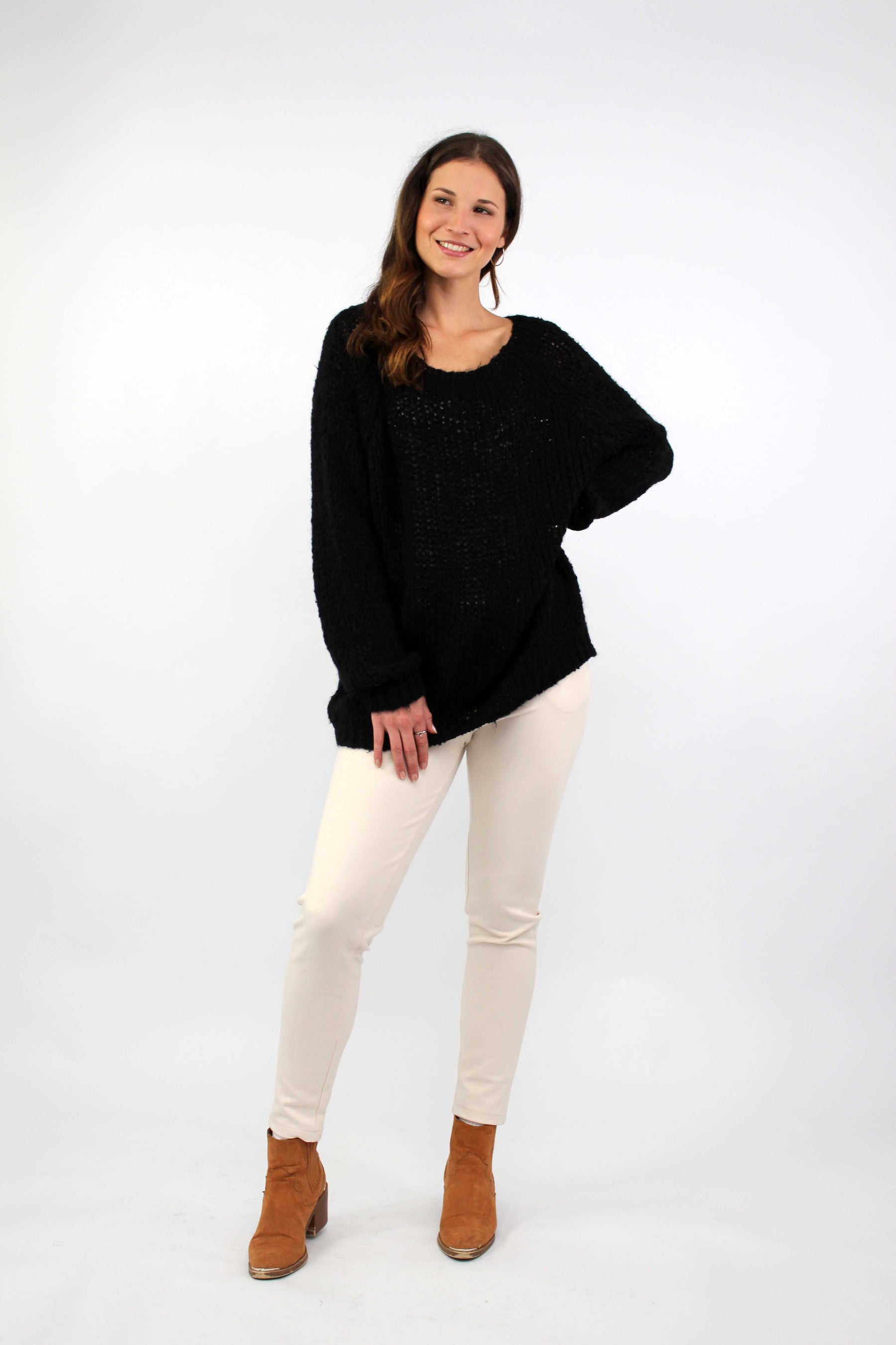 Pullover "Vintage" - Schwarz
