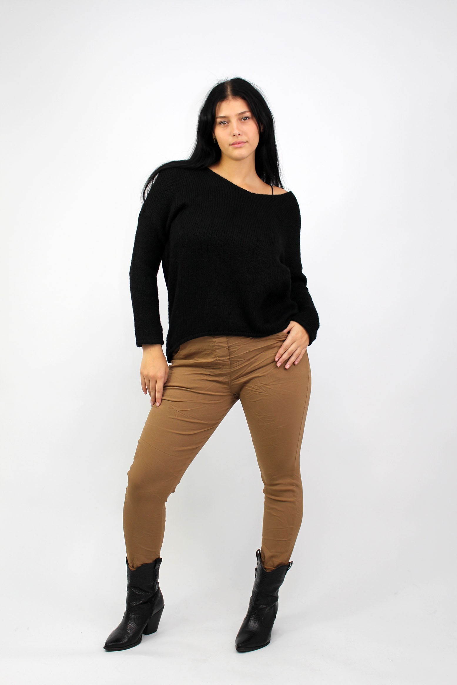 Pullover "Rundhals" - Schwarz