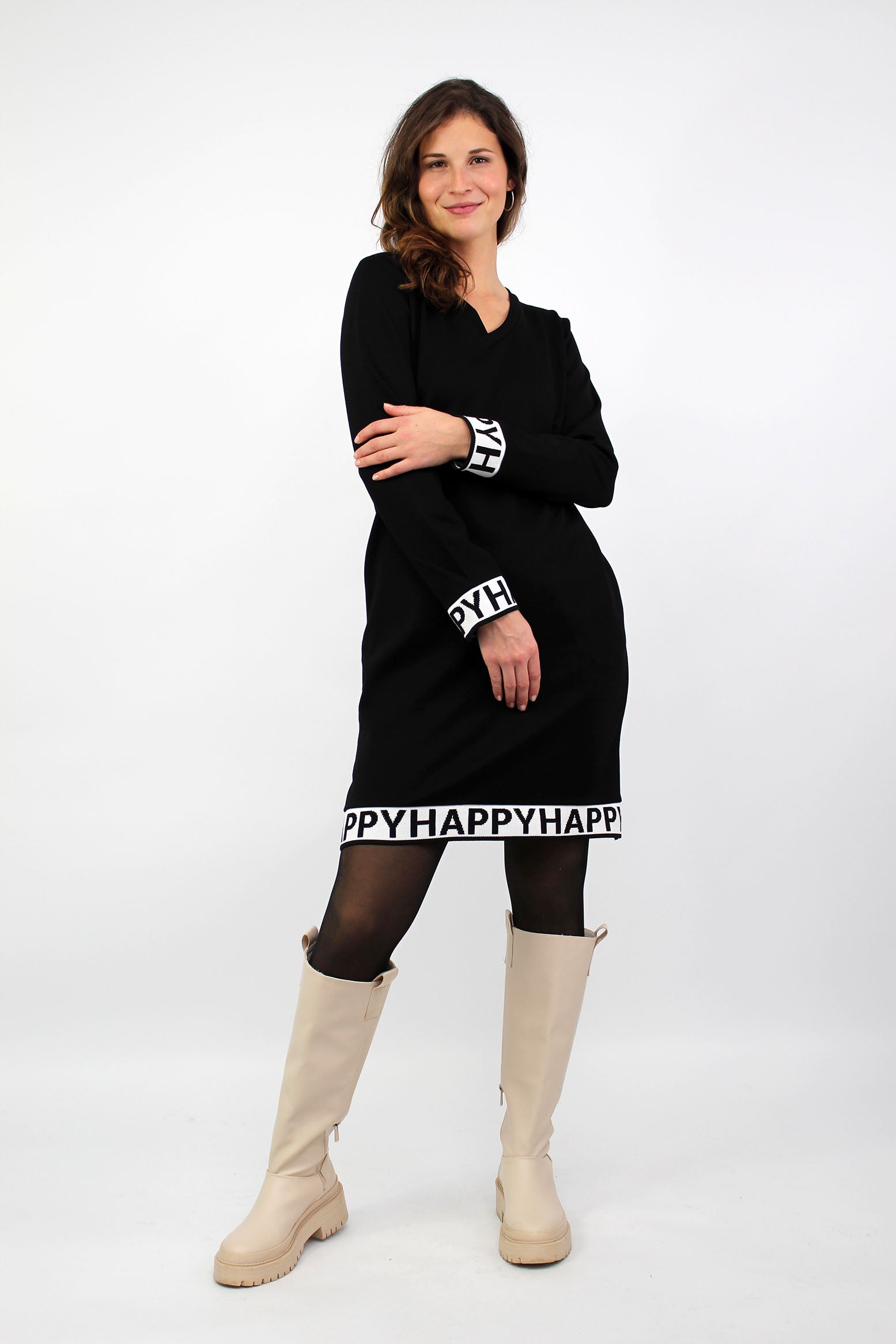 Kleid "Happy" - Schwarz
