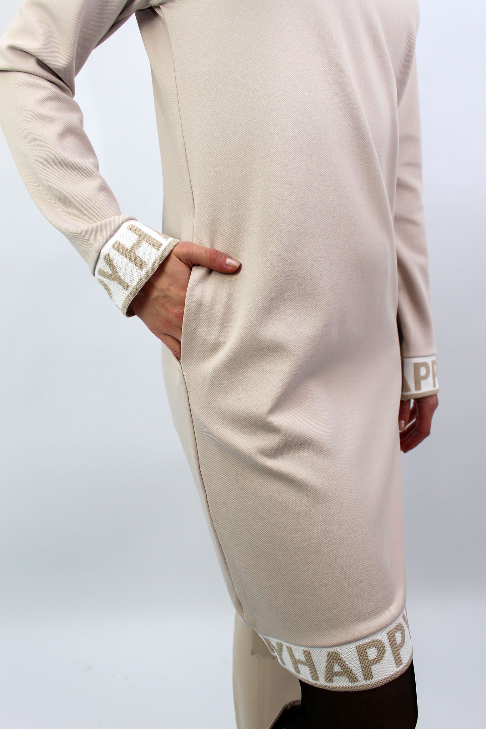 Kleid "Happy" - Beige
