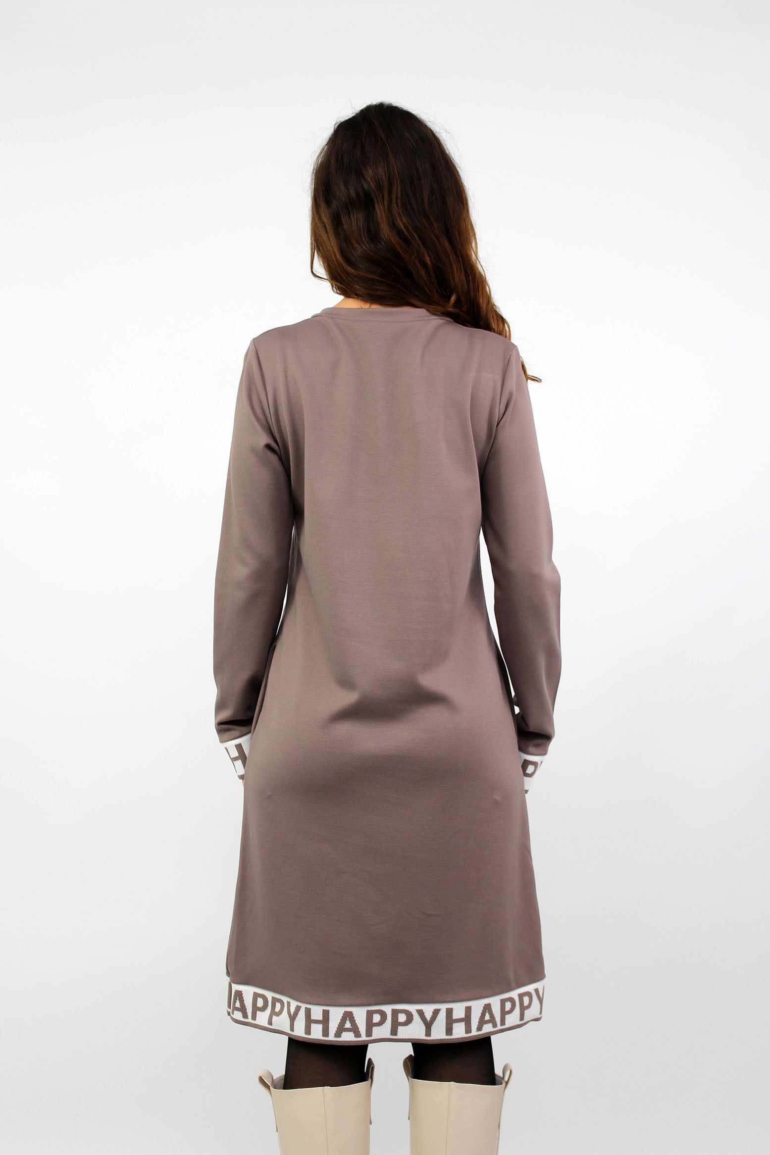 Kleid "Happy" - Taupe