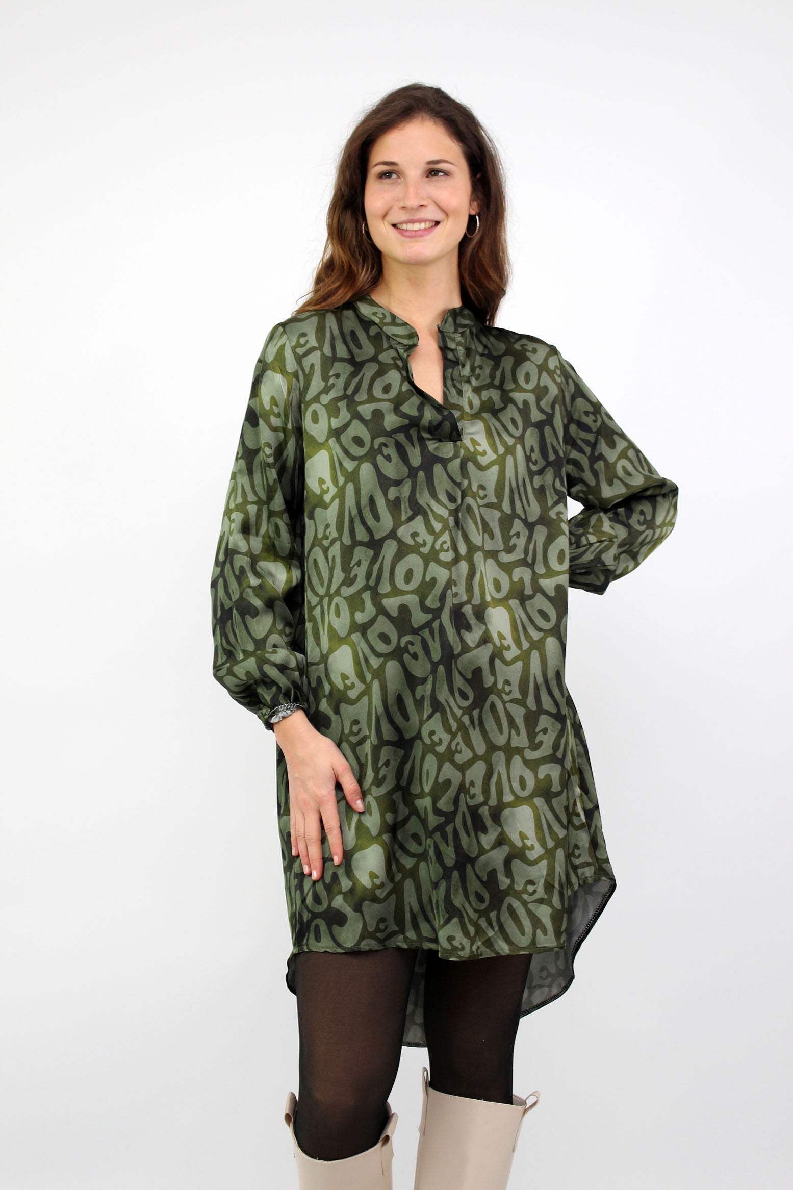 Kleid "Love" - Khaki