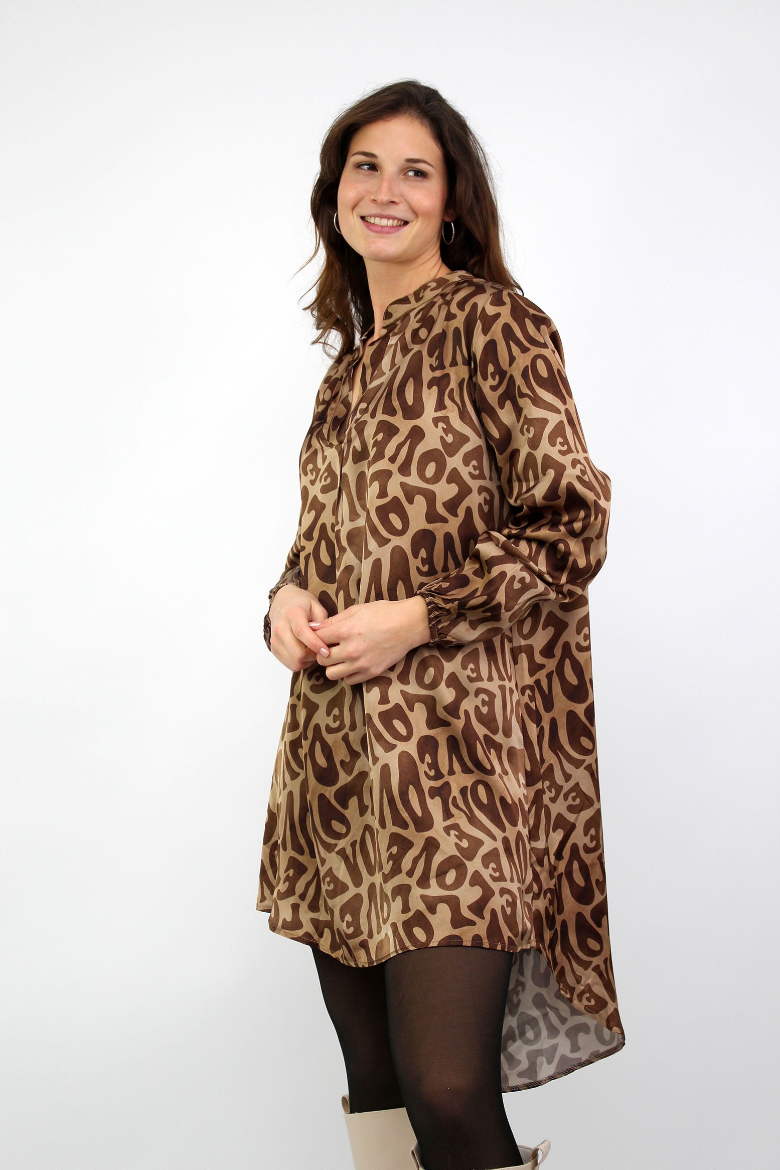 Kleid "Love" - Camel