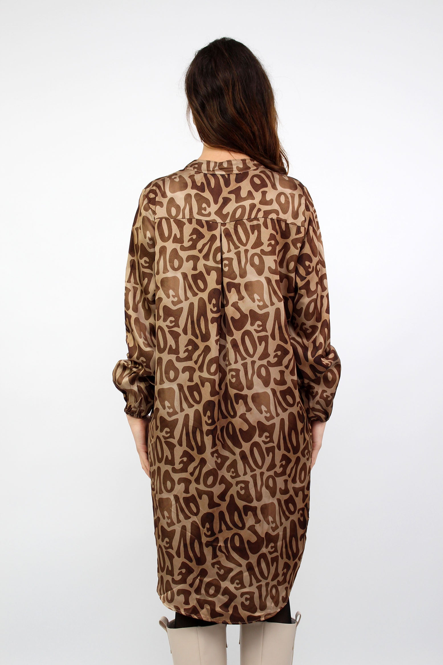 Kleid "Love" - Camel