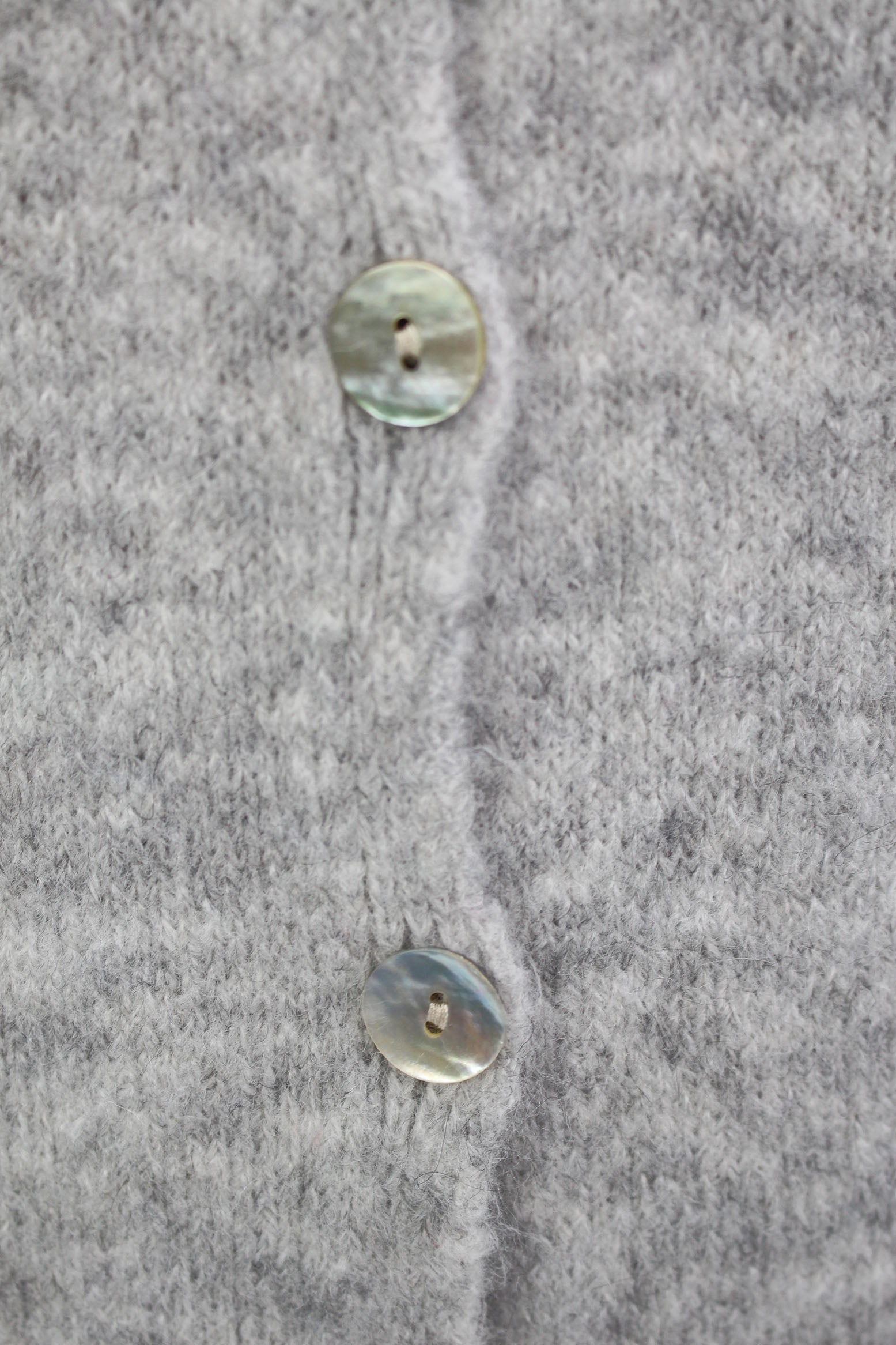 Strickjacke "Star" - Hellgrau