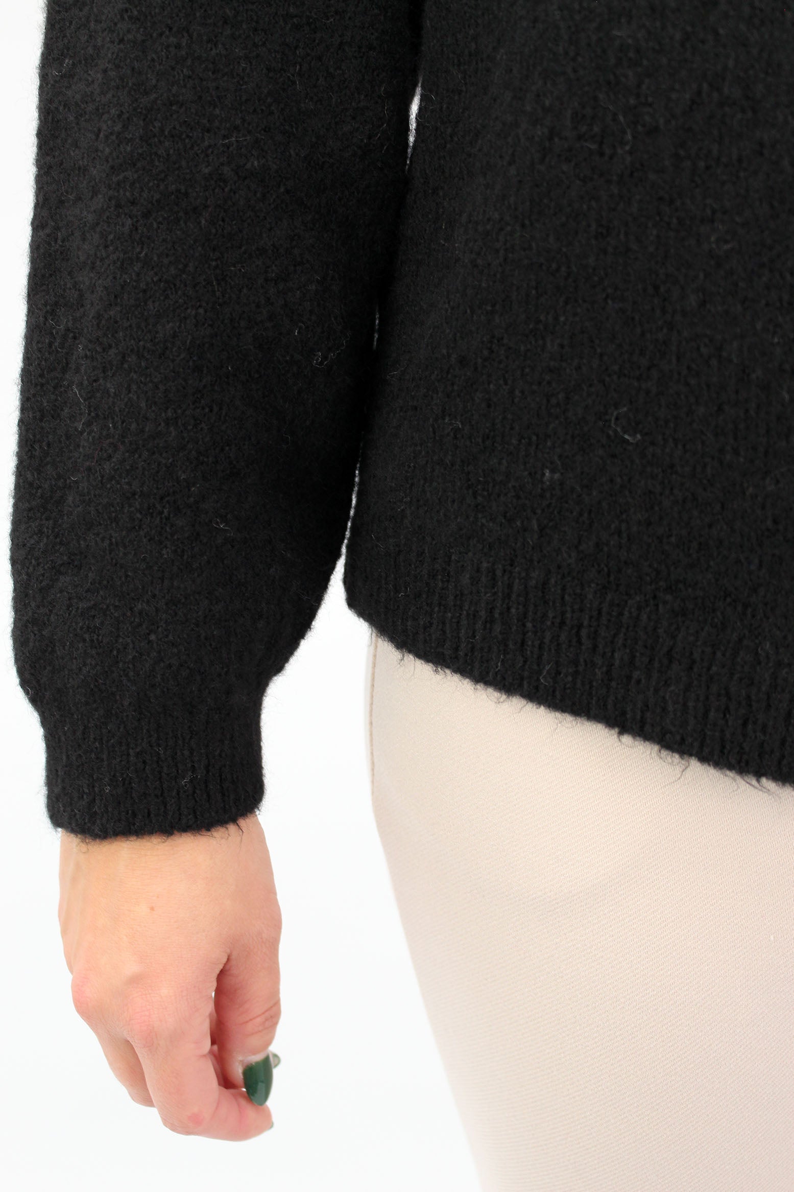 Strickjacke "Star" - Schwarz