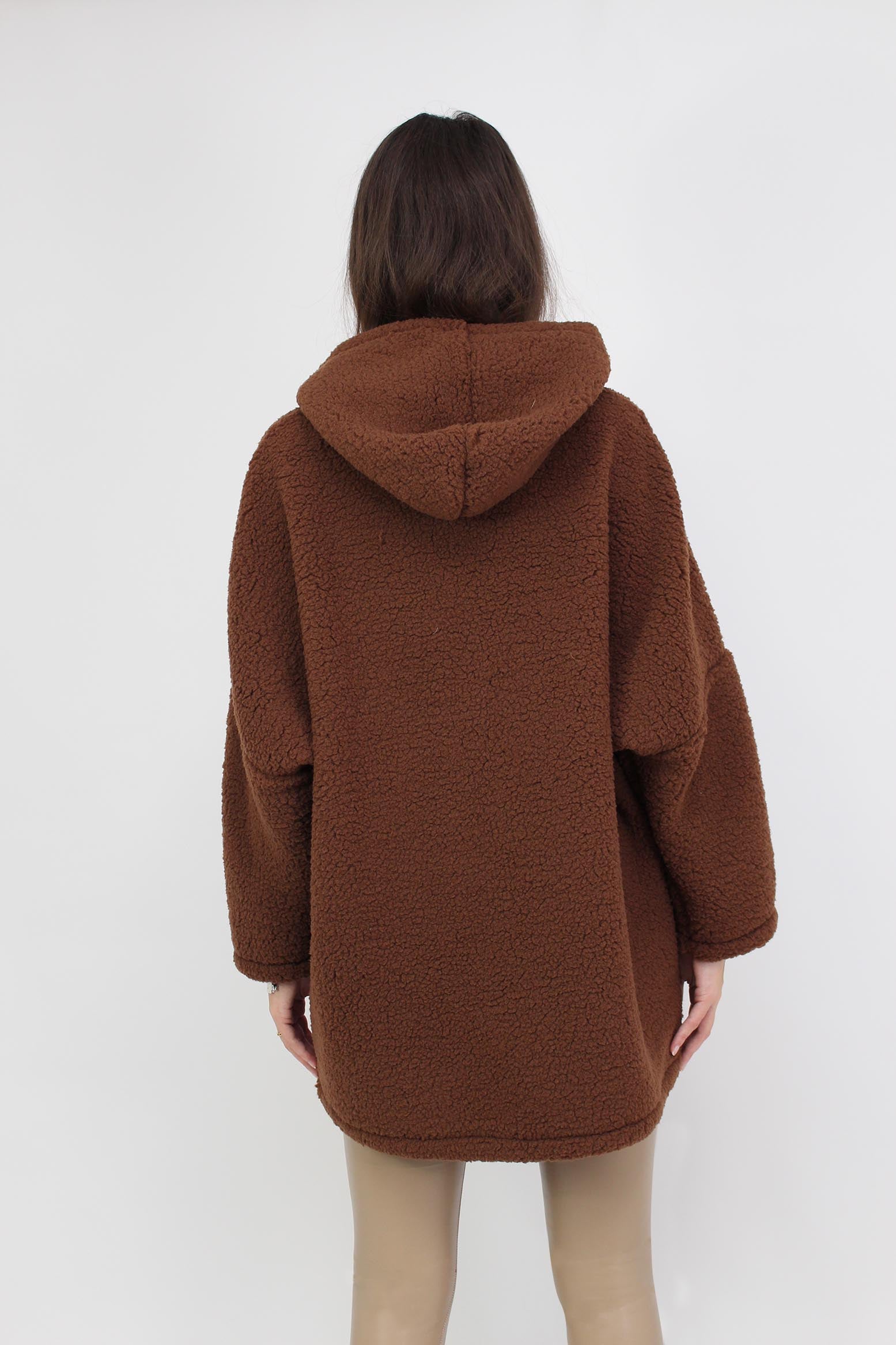 Hoodie "Teddy" - Braun