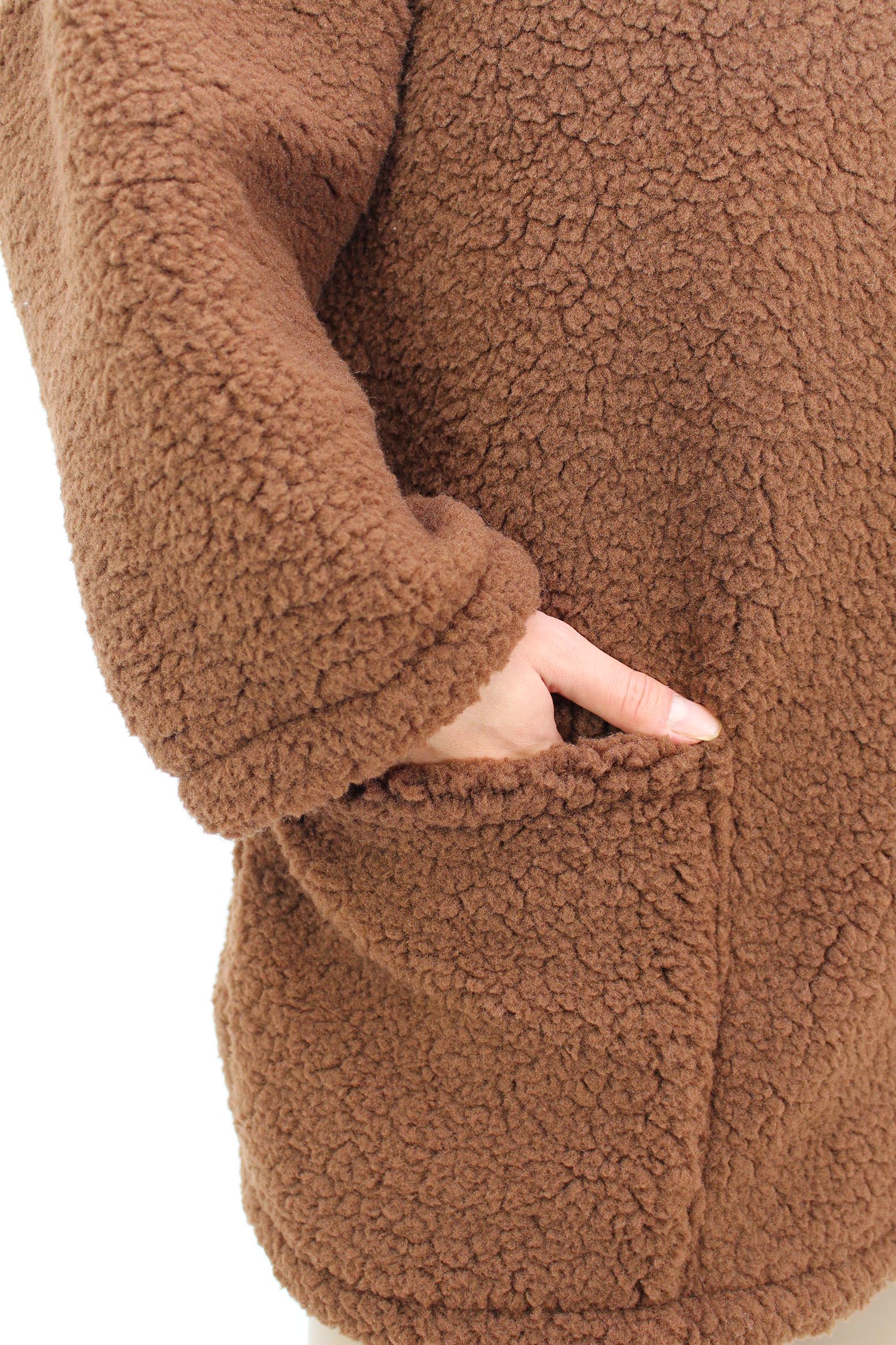 Hoodie "Teddy" - Braun