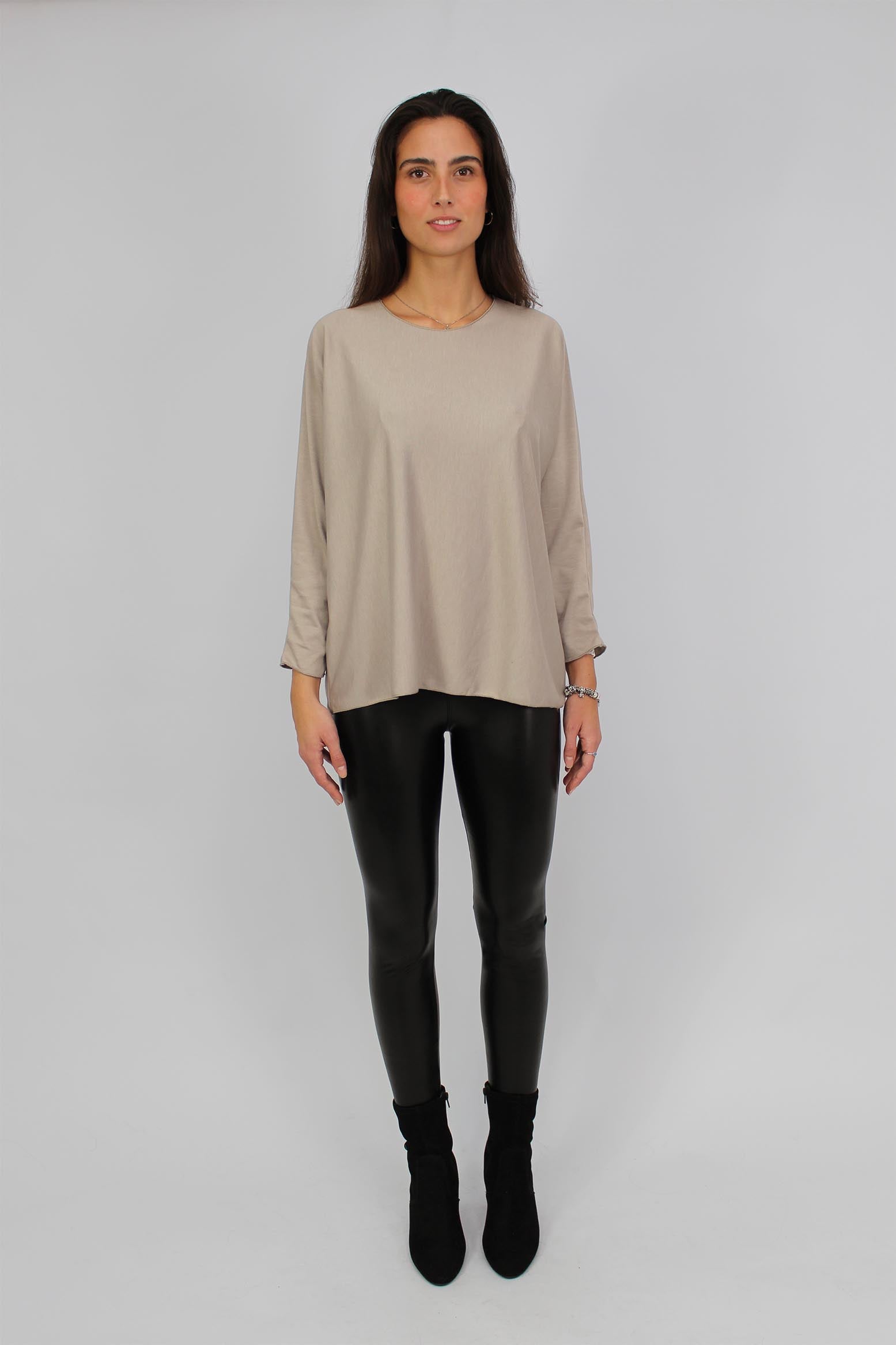 Langarmshirt "Bestseller" - Taupe