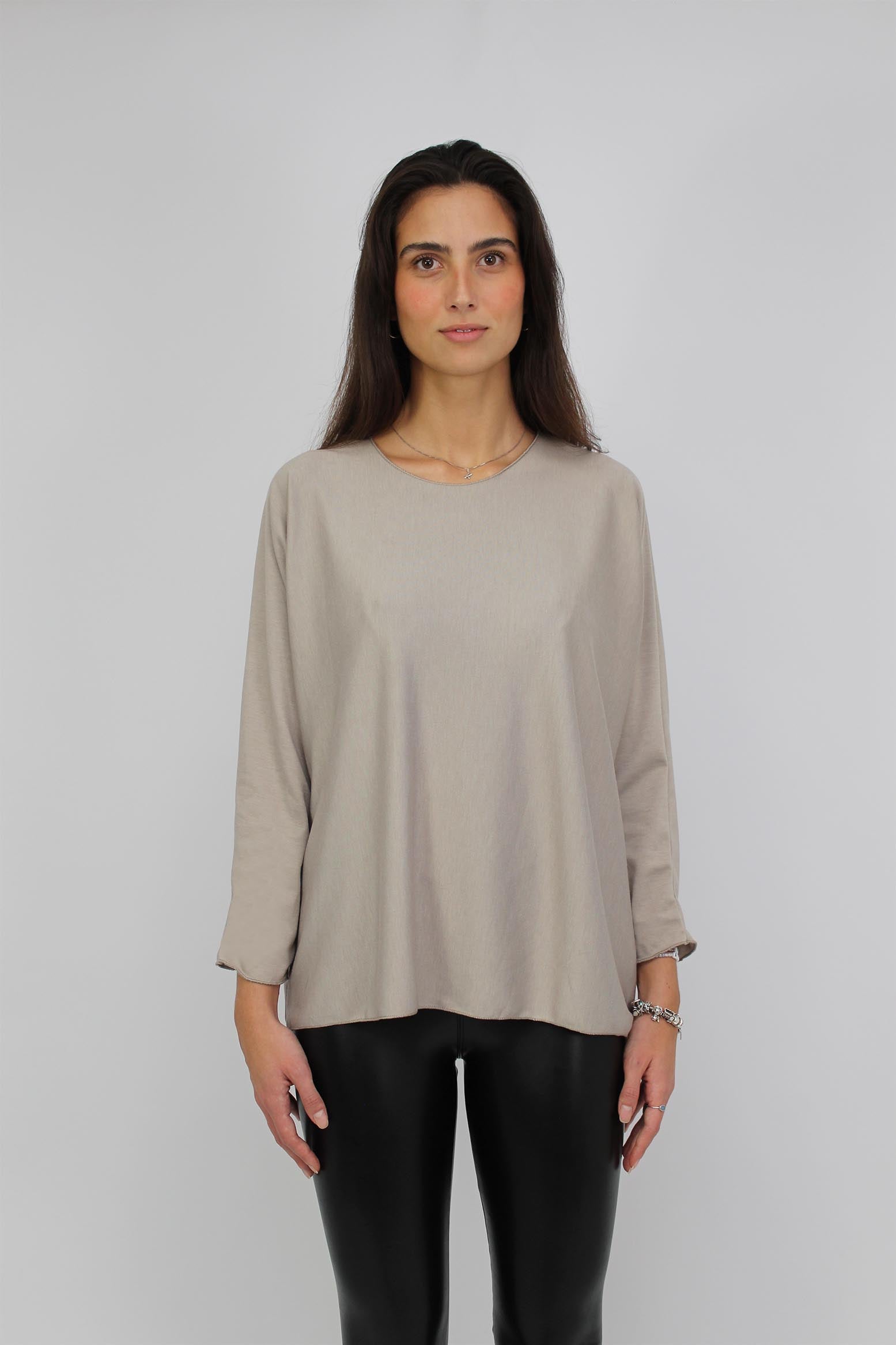 Langarmshirt "Bestseller" - Taupe