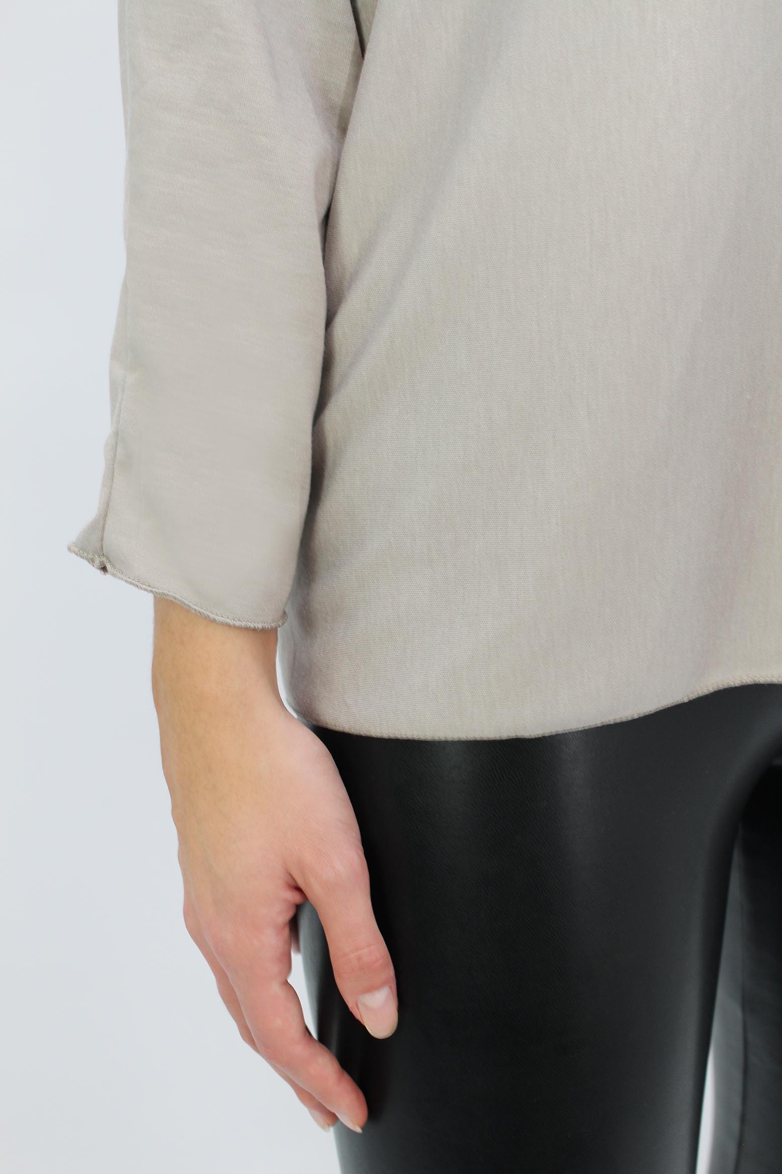 Langarmshirt "Bestseller" - Taupe