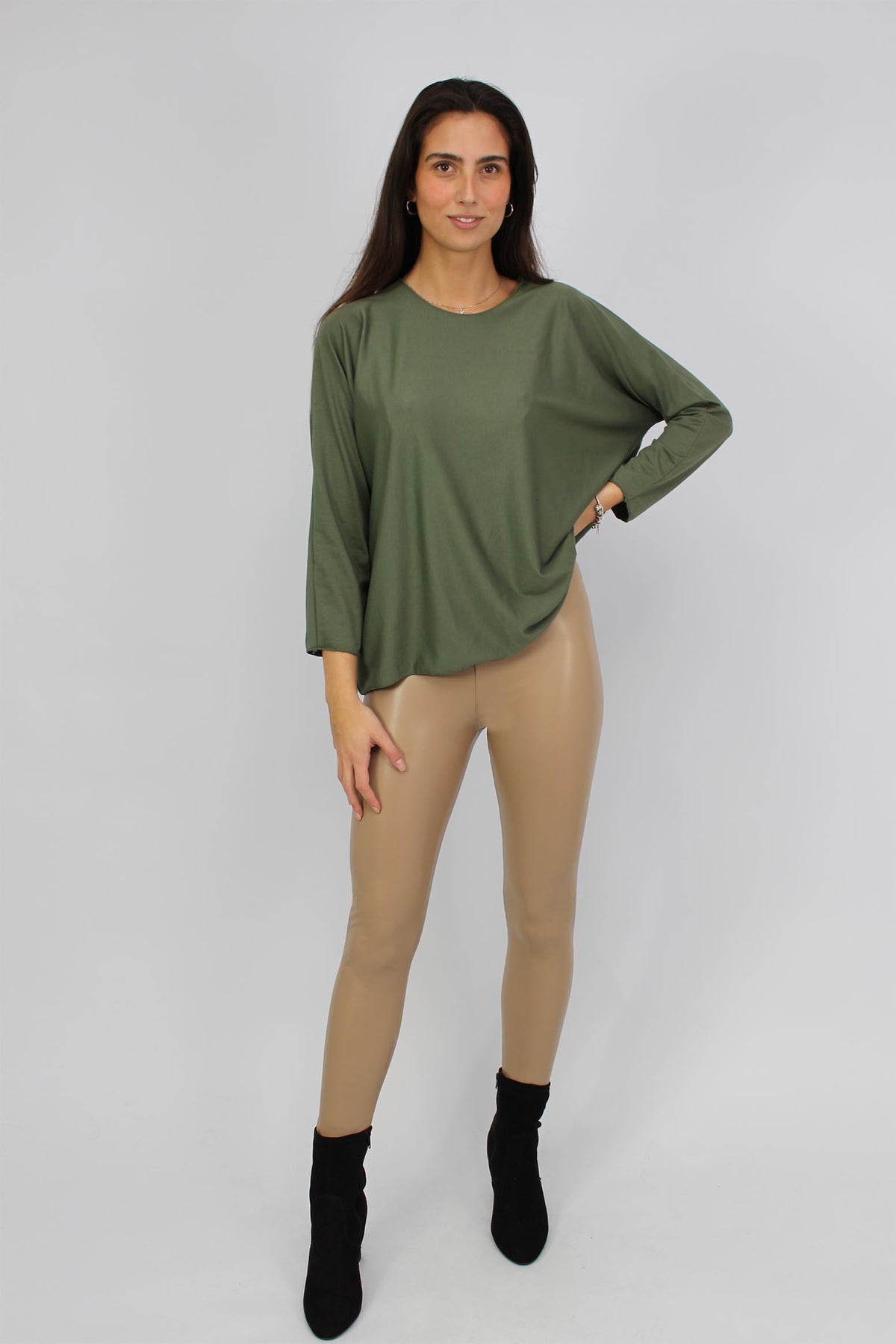 Langarmshirt "Bestseller" - Khaki