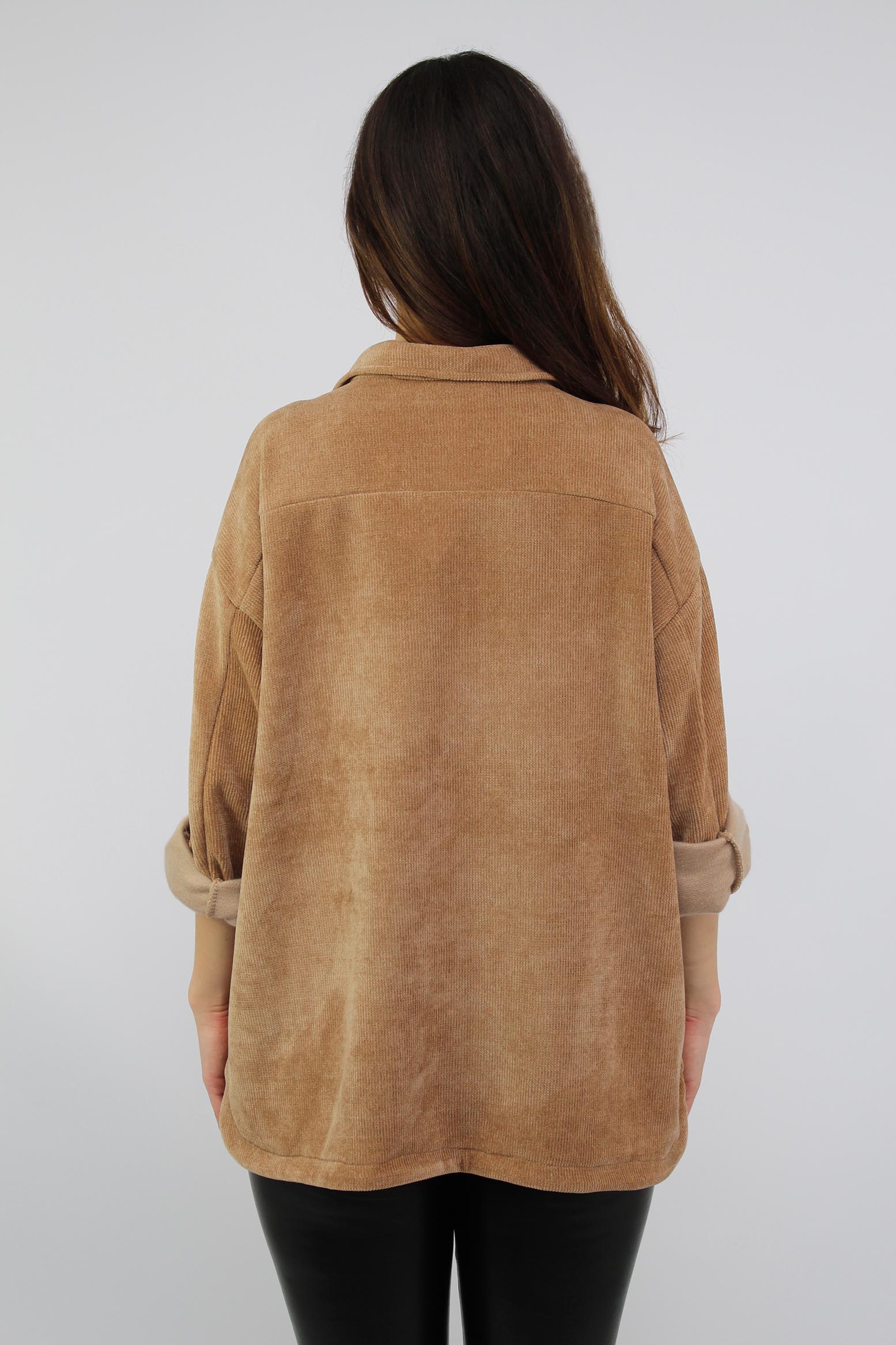 Cordbluse "Pisa" - Camel