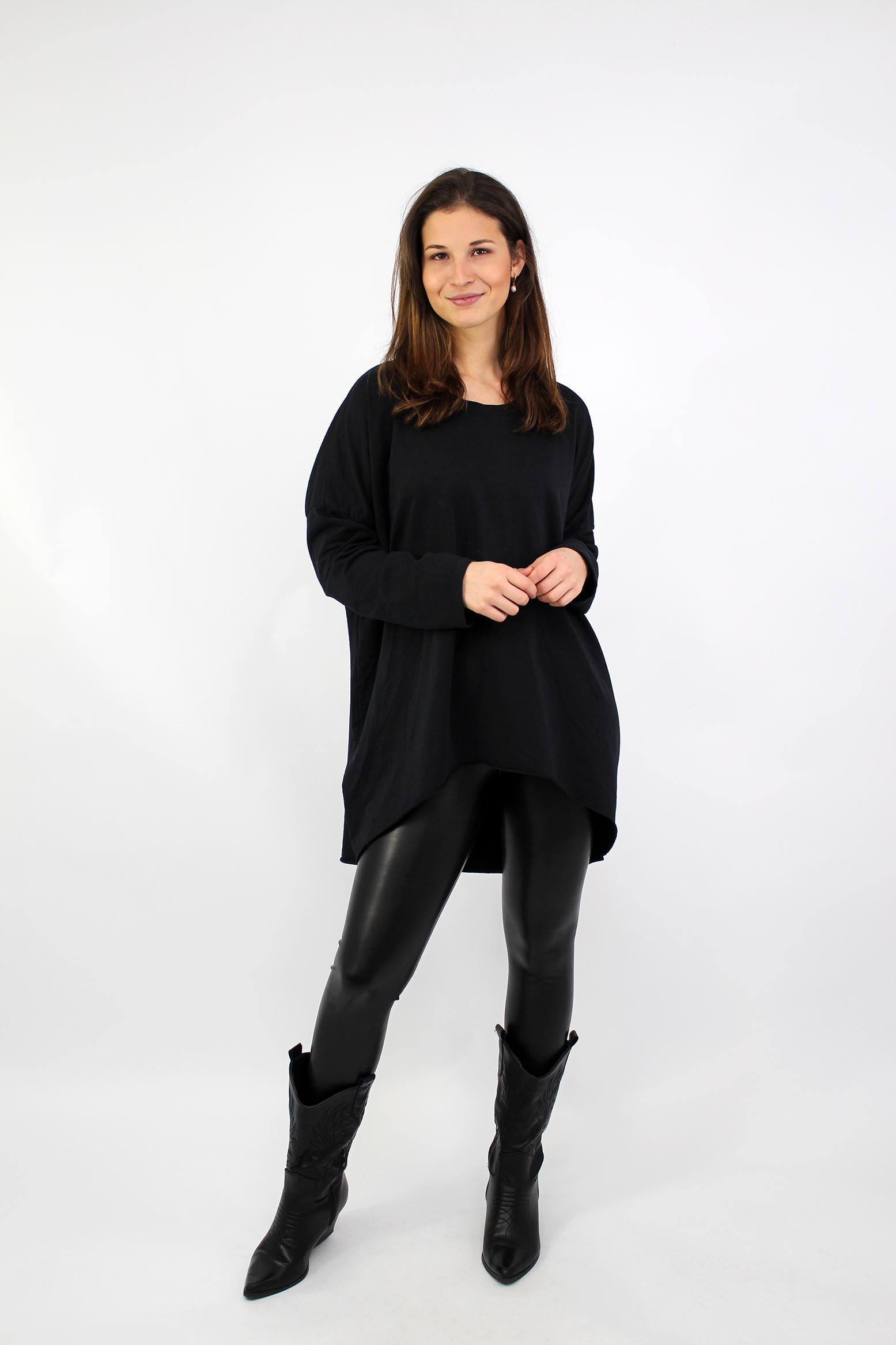 Sweatshirt "Oversize" - Schwarz
