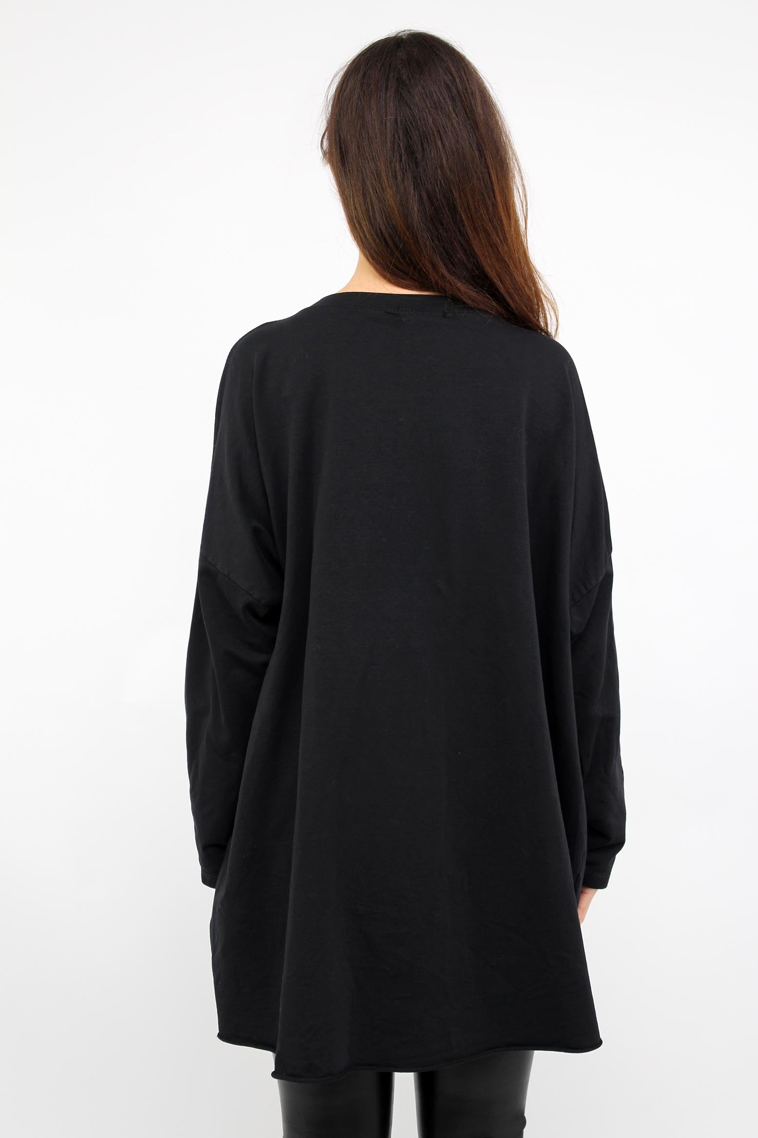 Sweatshirt "Oversize" - Schwarz