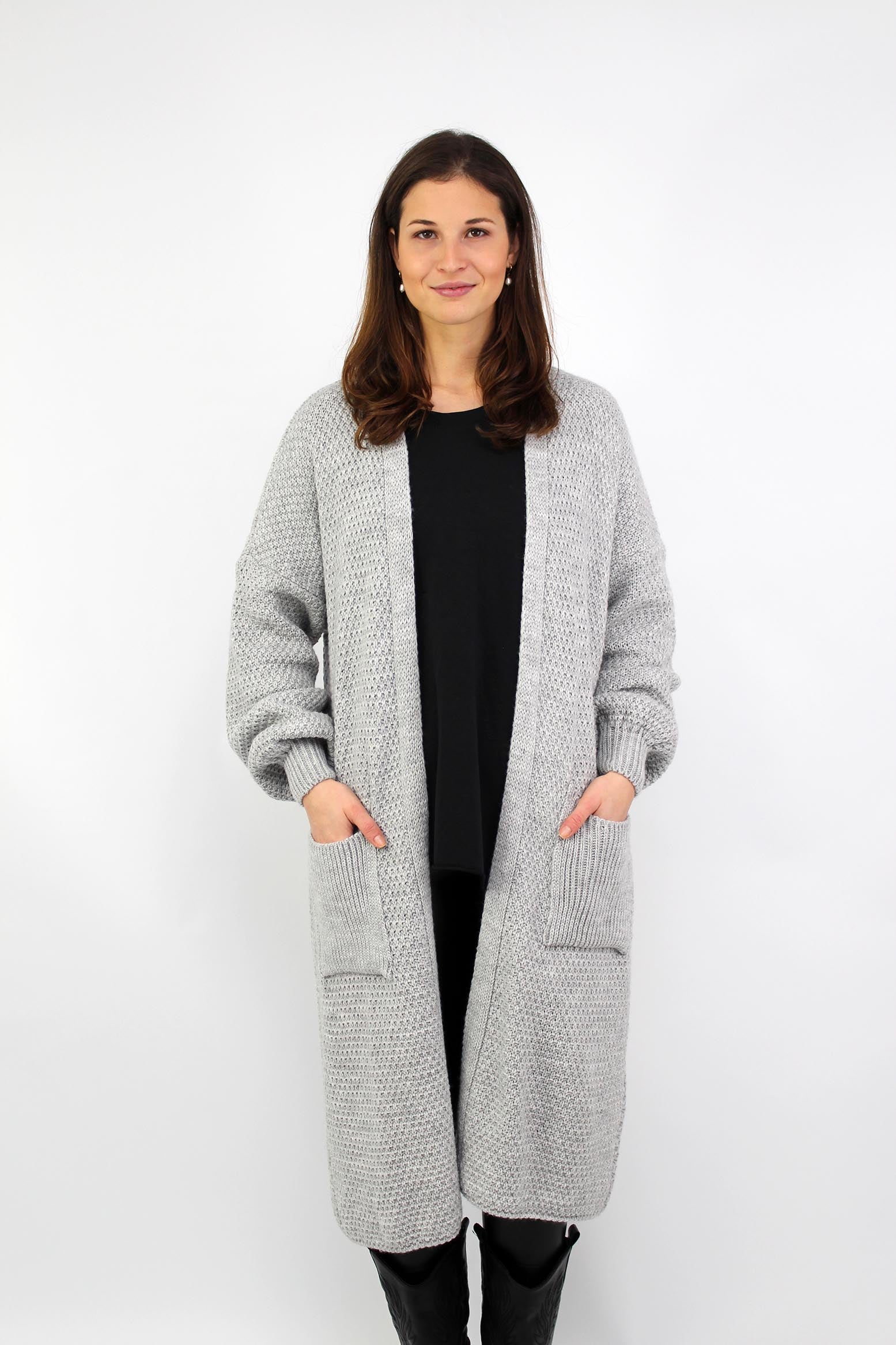 Strickjacke "Florenz" - Grau