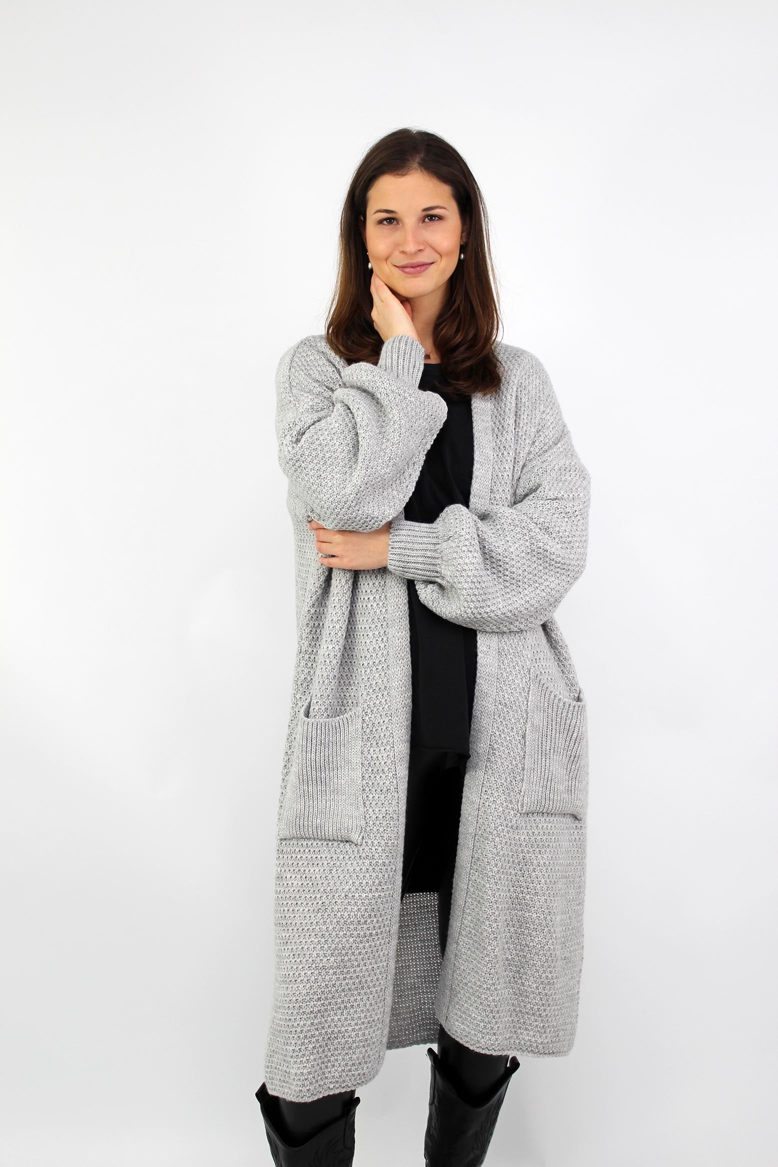 Strickjacke "Florenz" - Grau