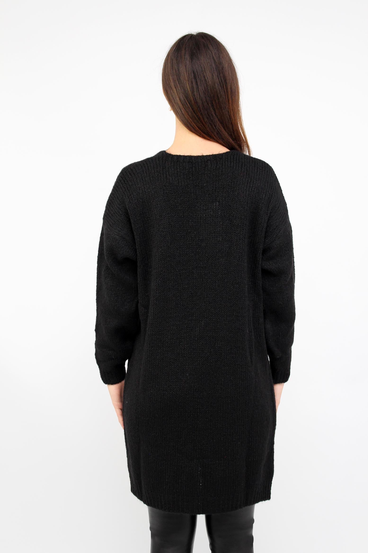 Strickjacke "Mailand" - Schwarz