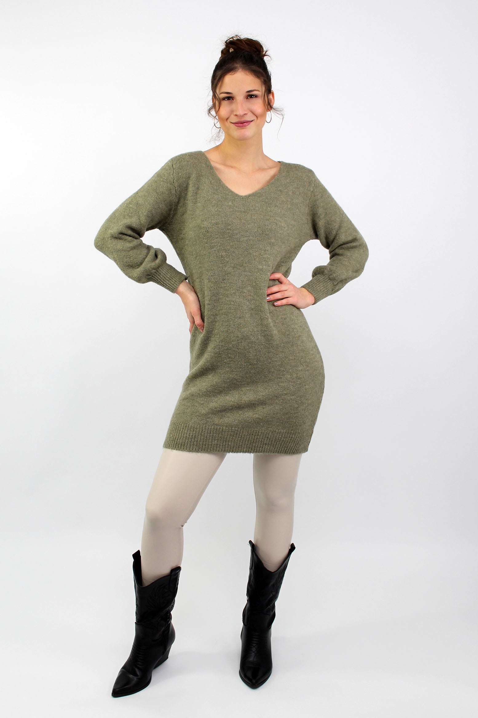 Strickkleid "Kingsly" - Salbei