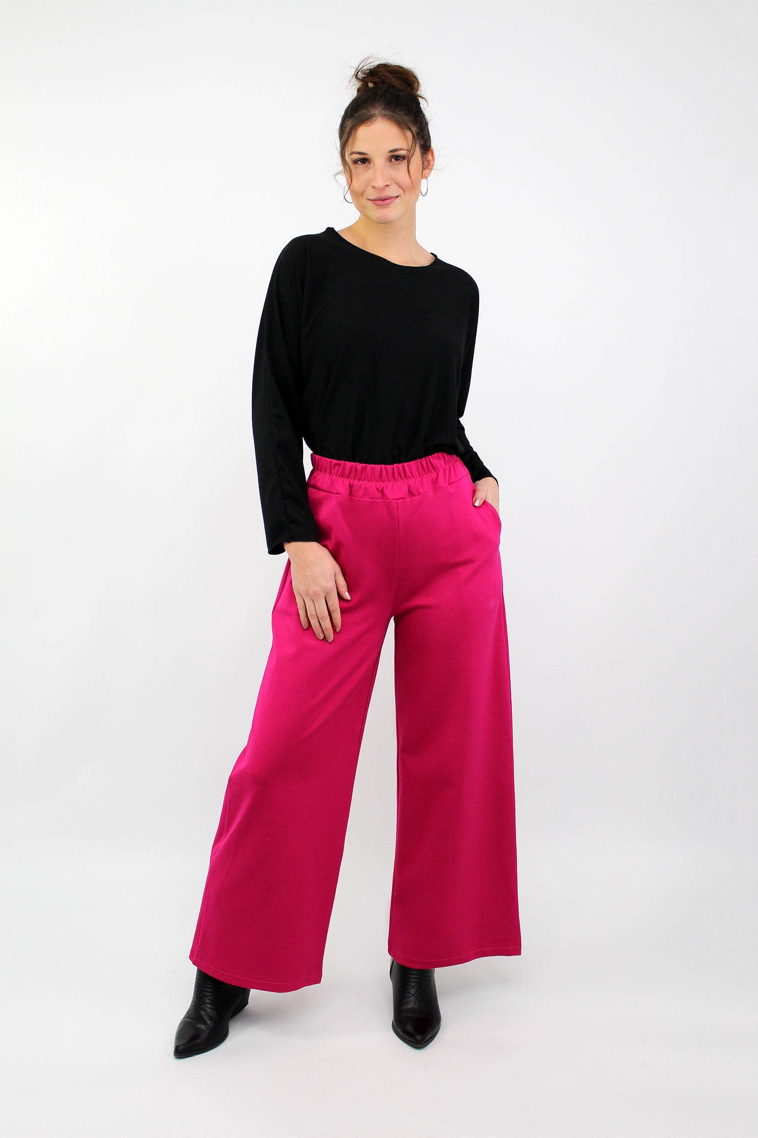 Hose "Edel ausgstellt" - Pink