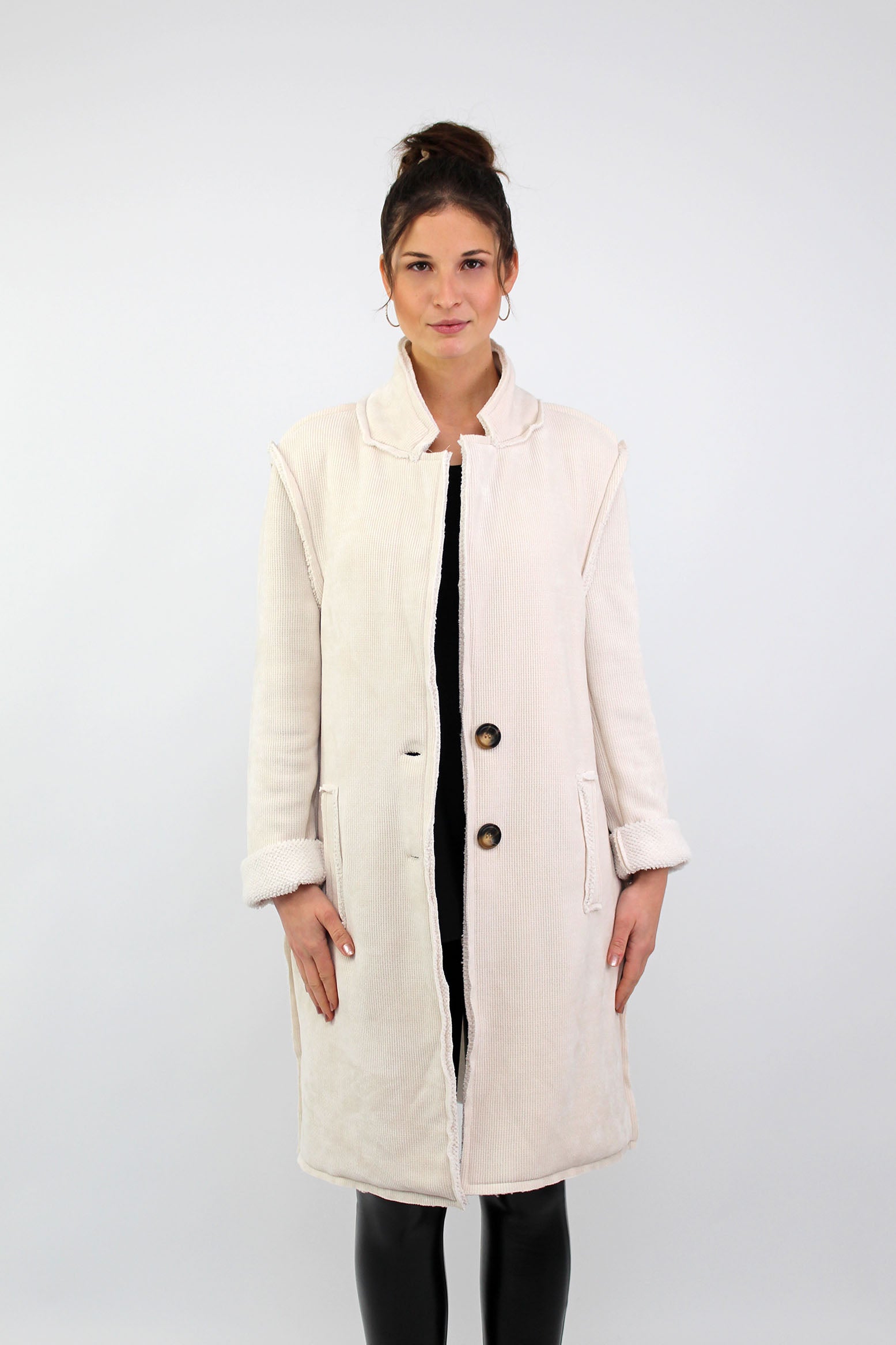 Mantel "Revers" - Creme