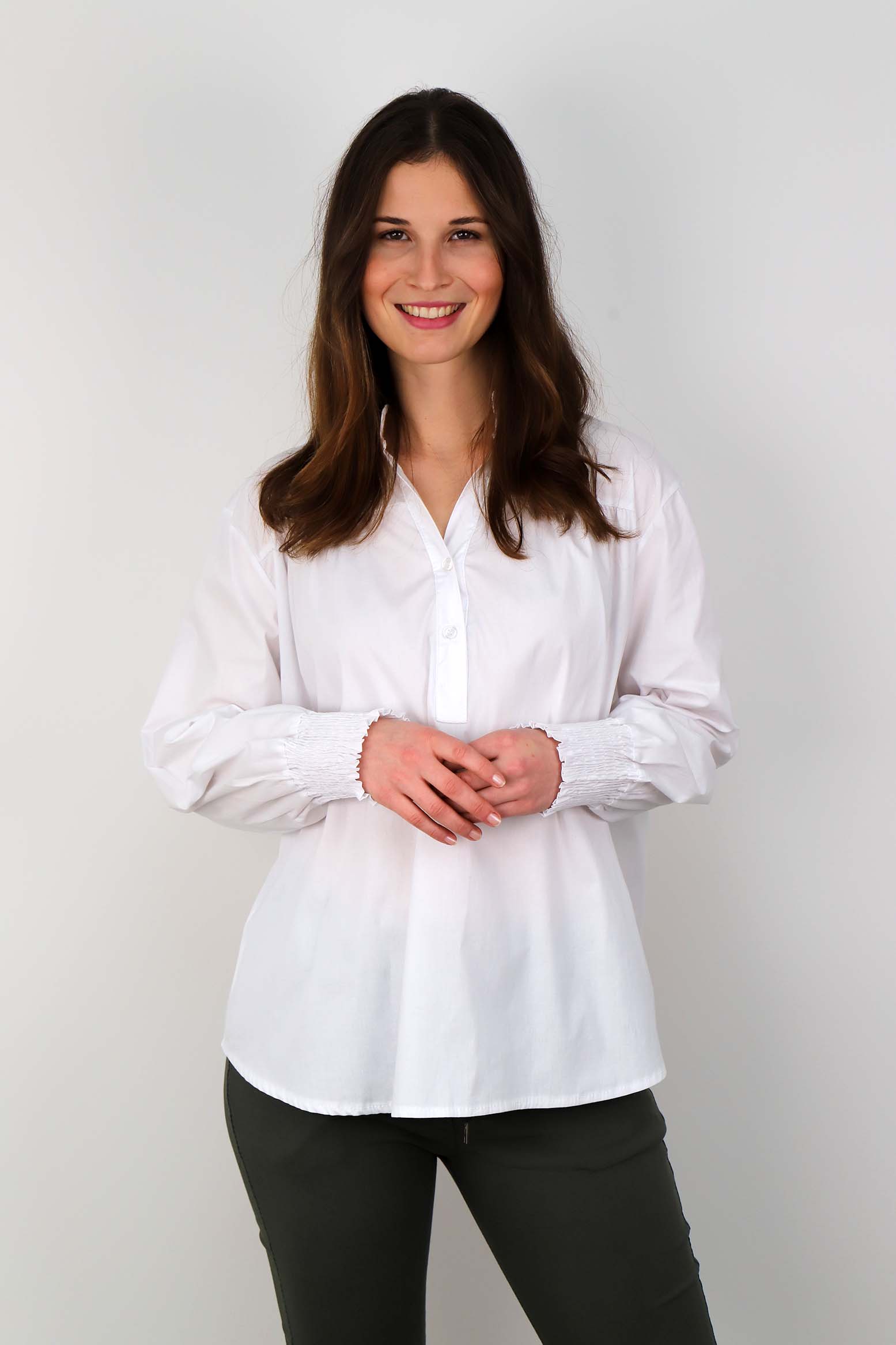 Bluse "Edel" - Weiß