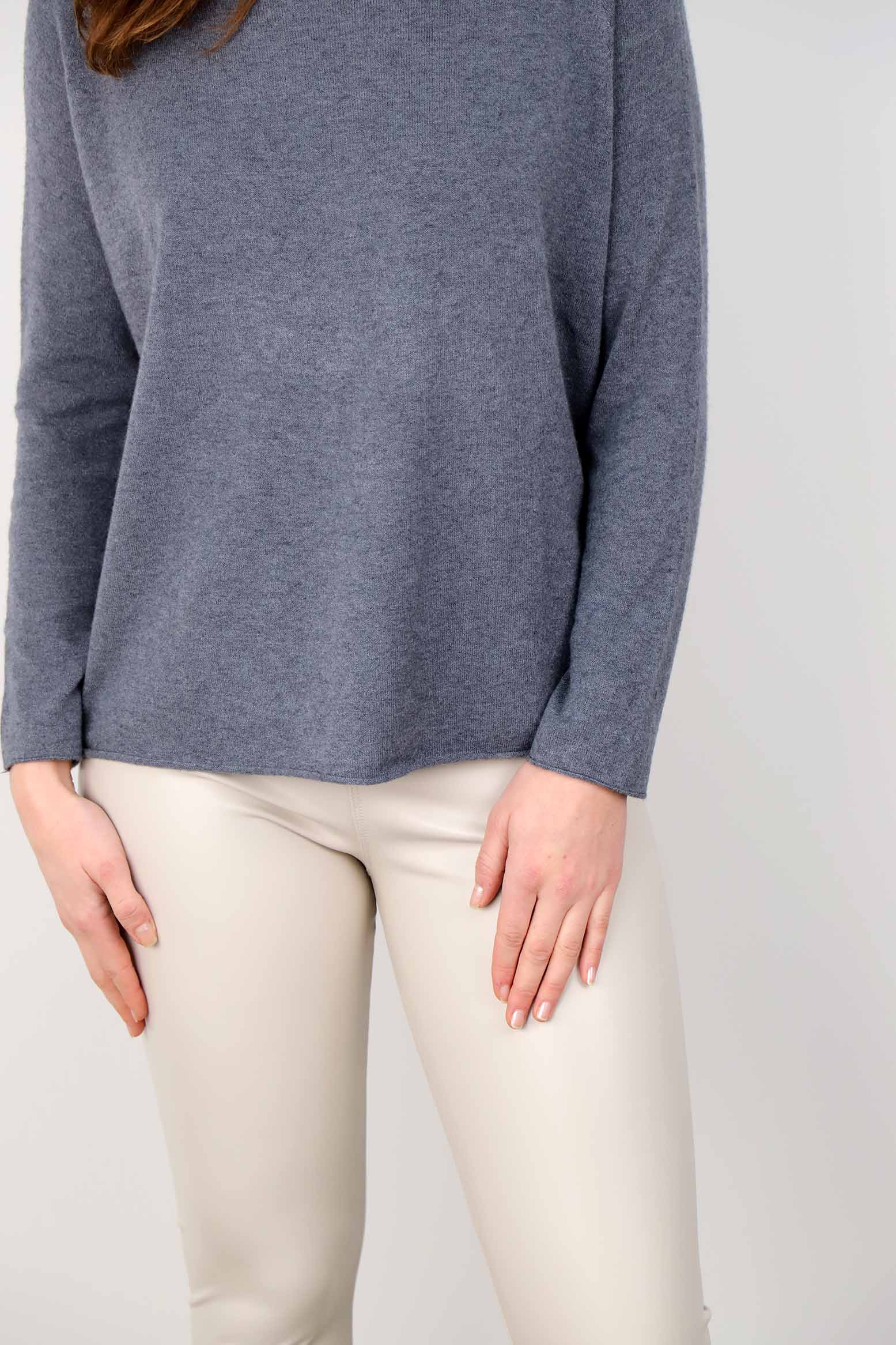 Pullover Rundhals - Grau