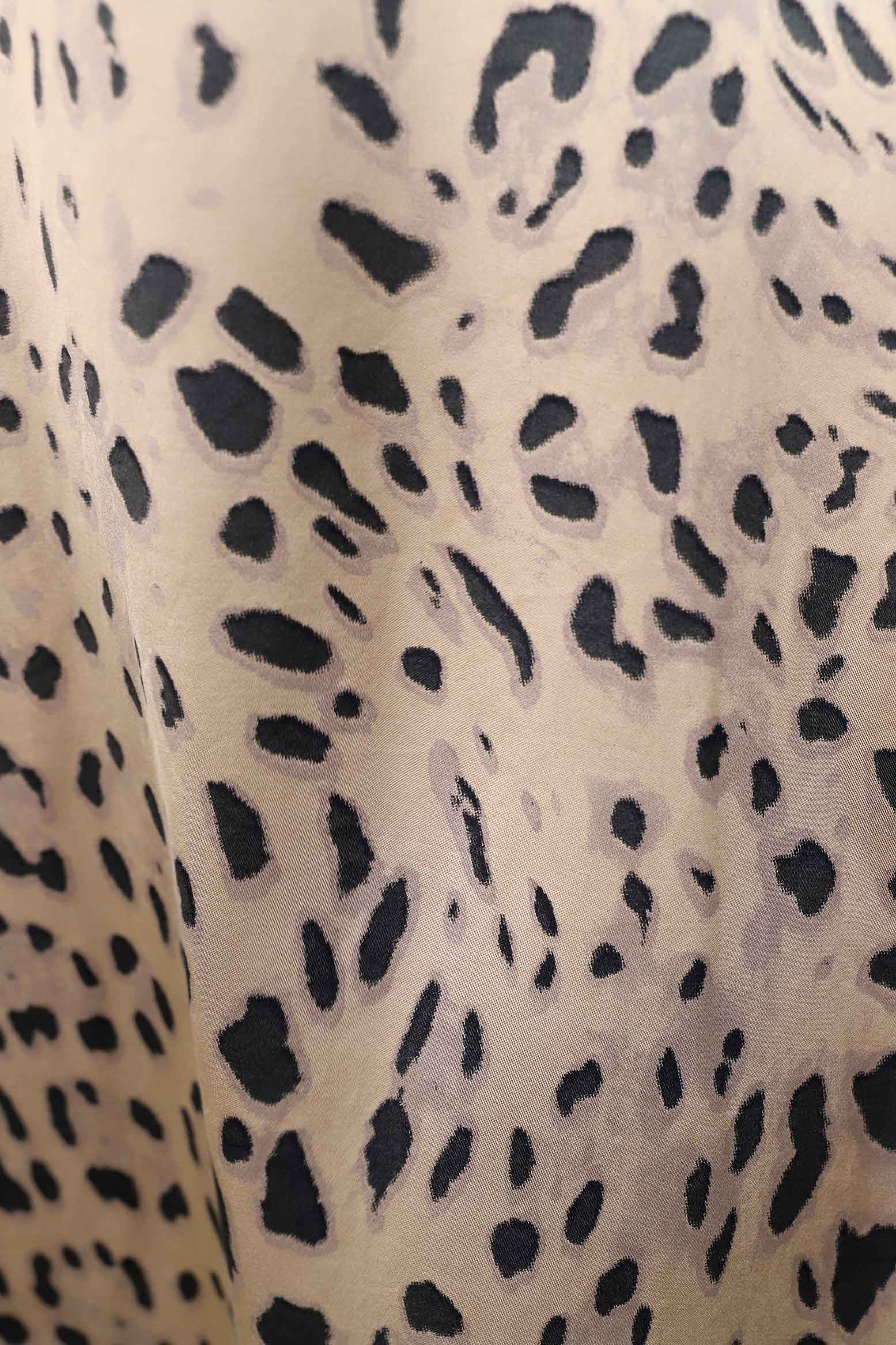 Seiden-Kleid "Leo" - Camel