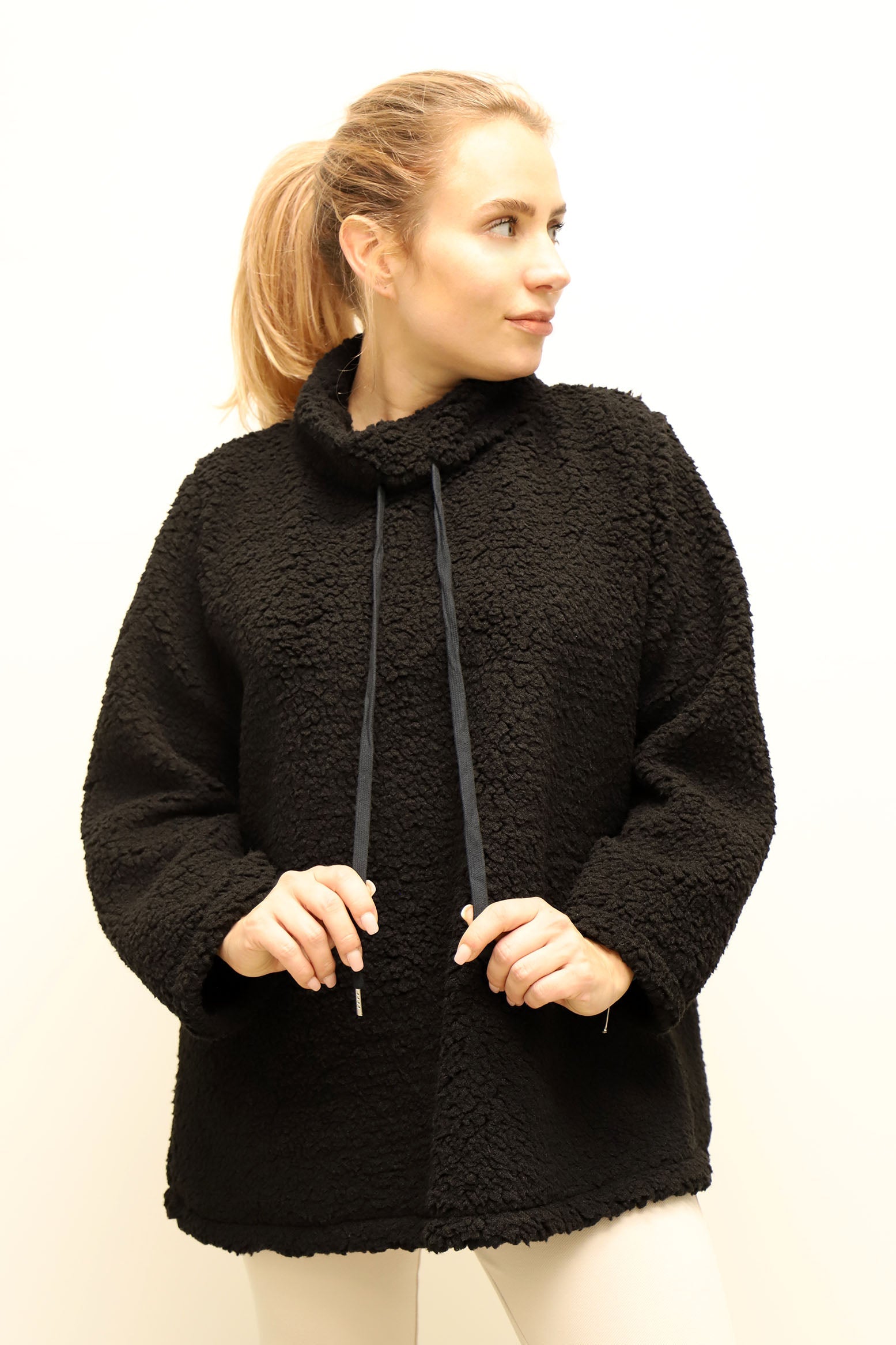 Pullover "Teddy" - Schwarz