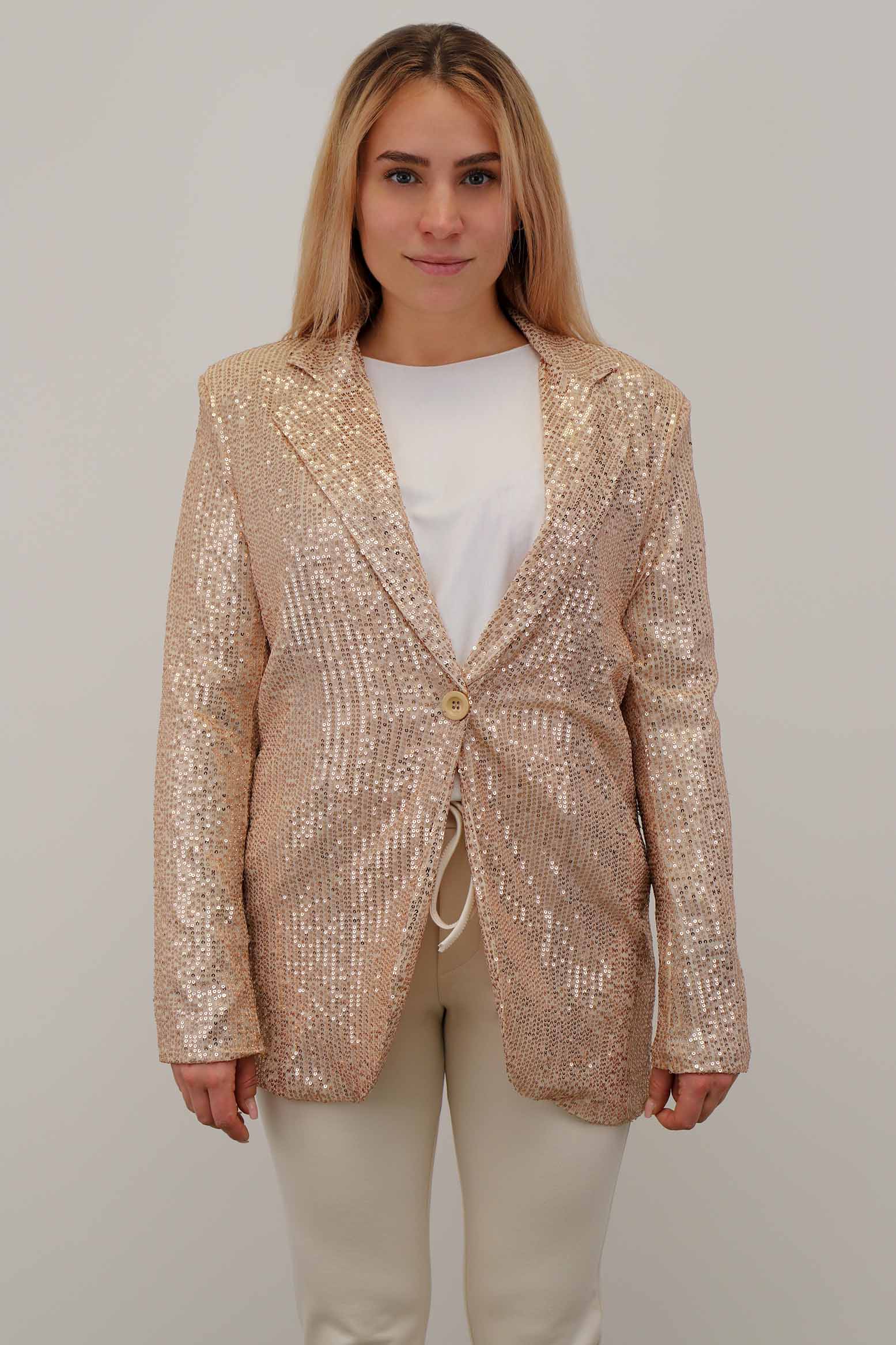 Blazer "Pailletten" - Rosé
