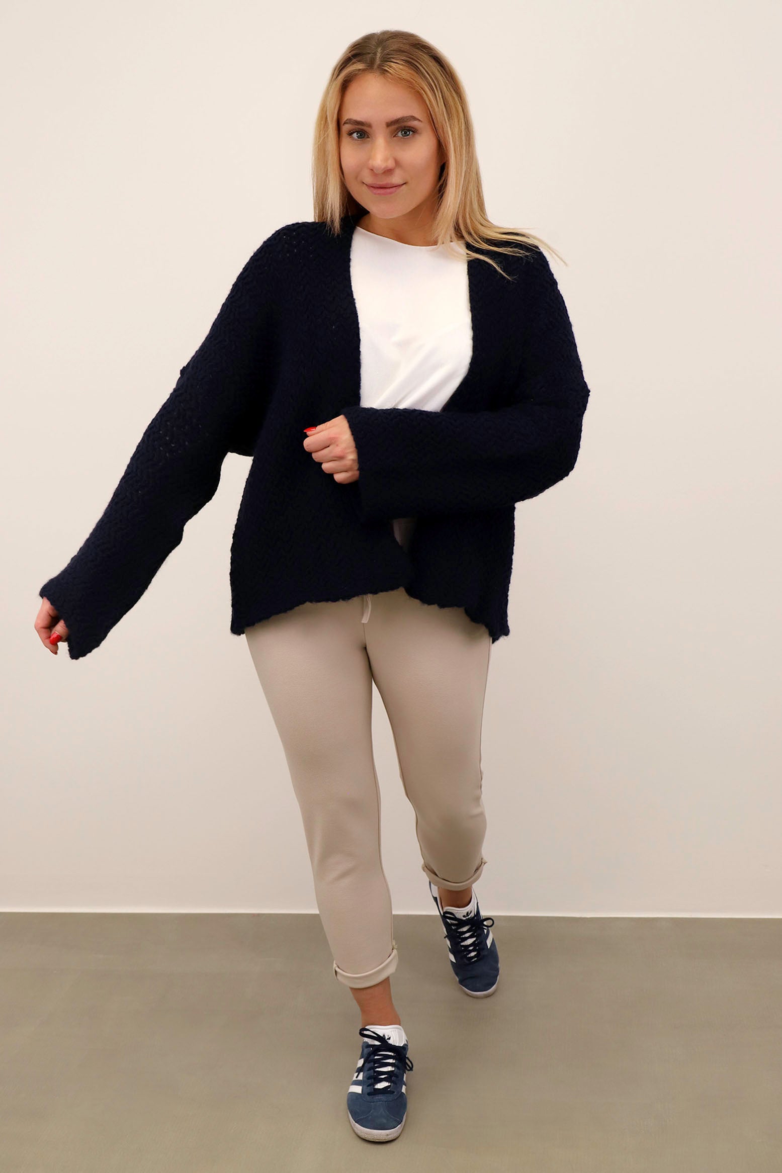 Strickjacke "Fashion" Dunkelblau