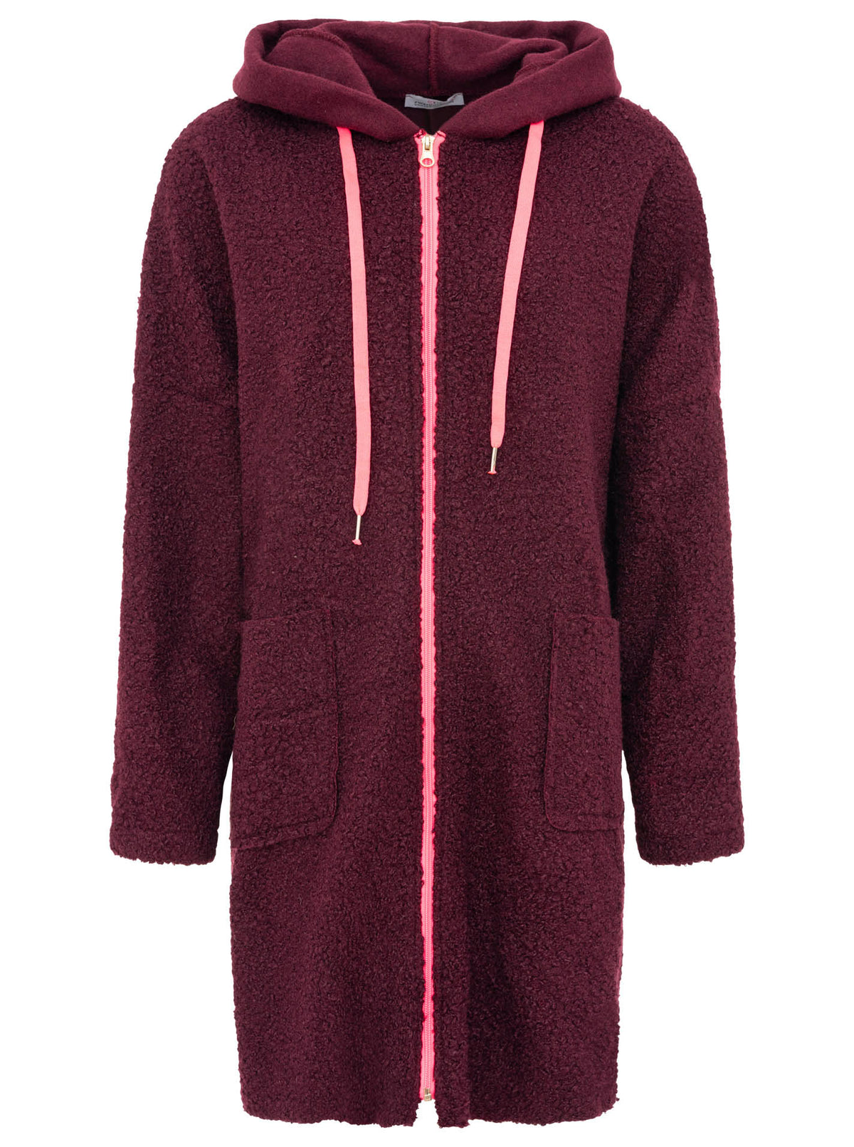 Zwillingsherz Teddy Mantel - Cognac