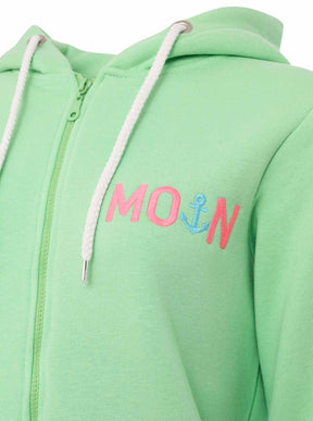 Zwillingsherz - Moin Sweat Zipper/Jacke - Grün